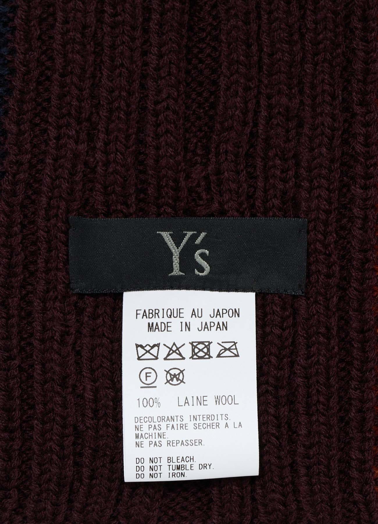 WOOL BRAIDED SCARF