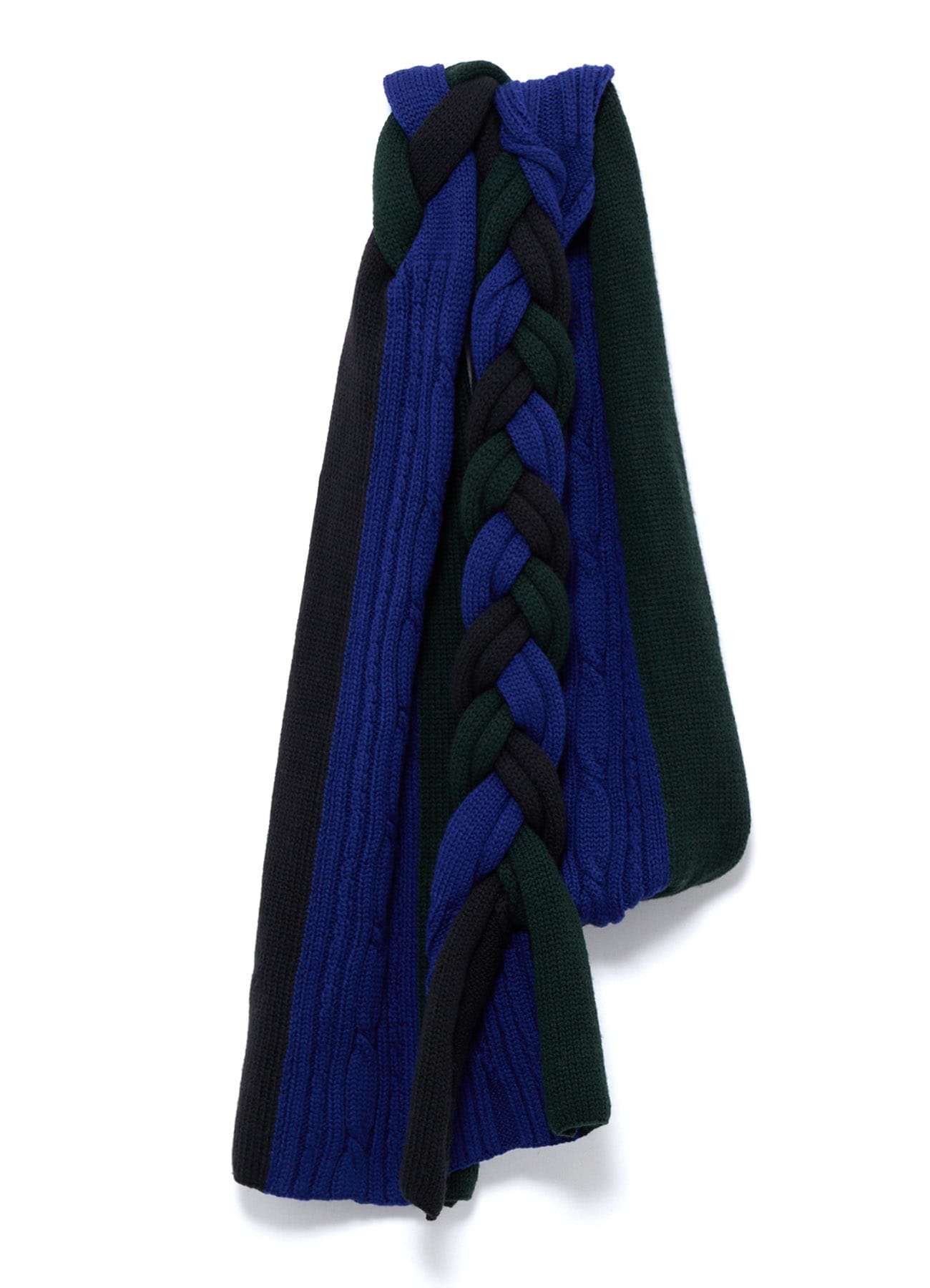 WOOL BRAIDED SCARF