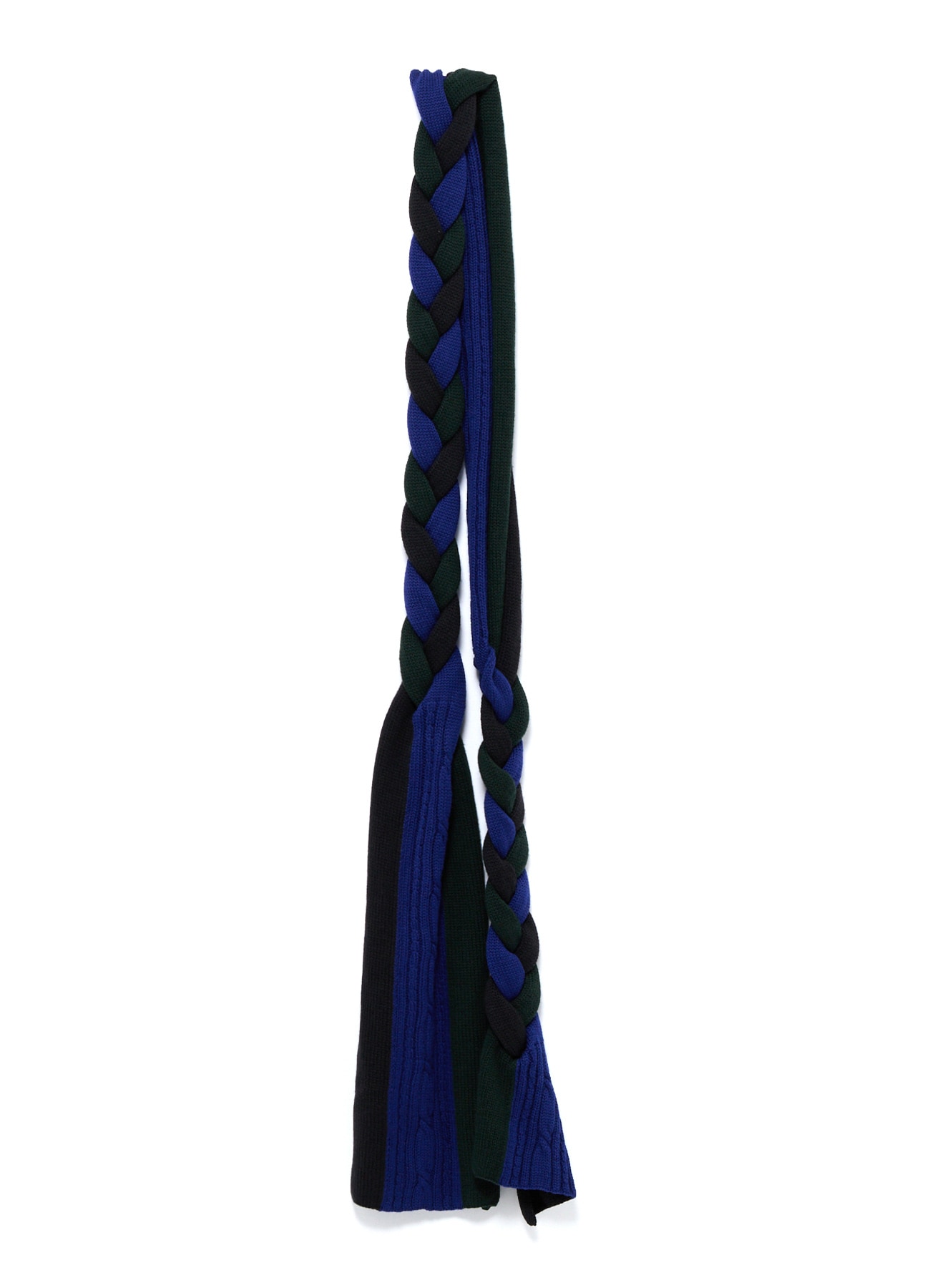 WOOL BRAIDED SCARF