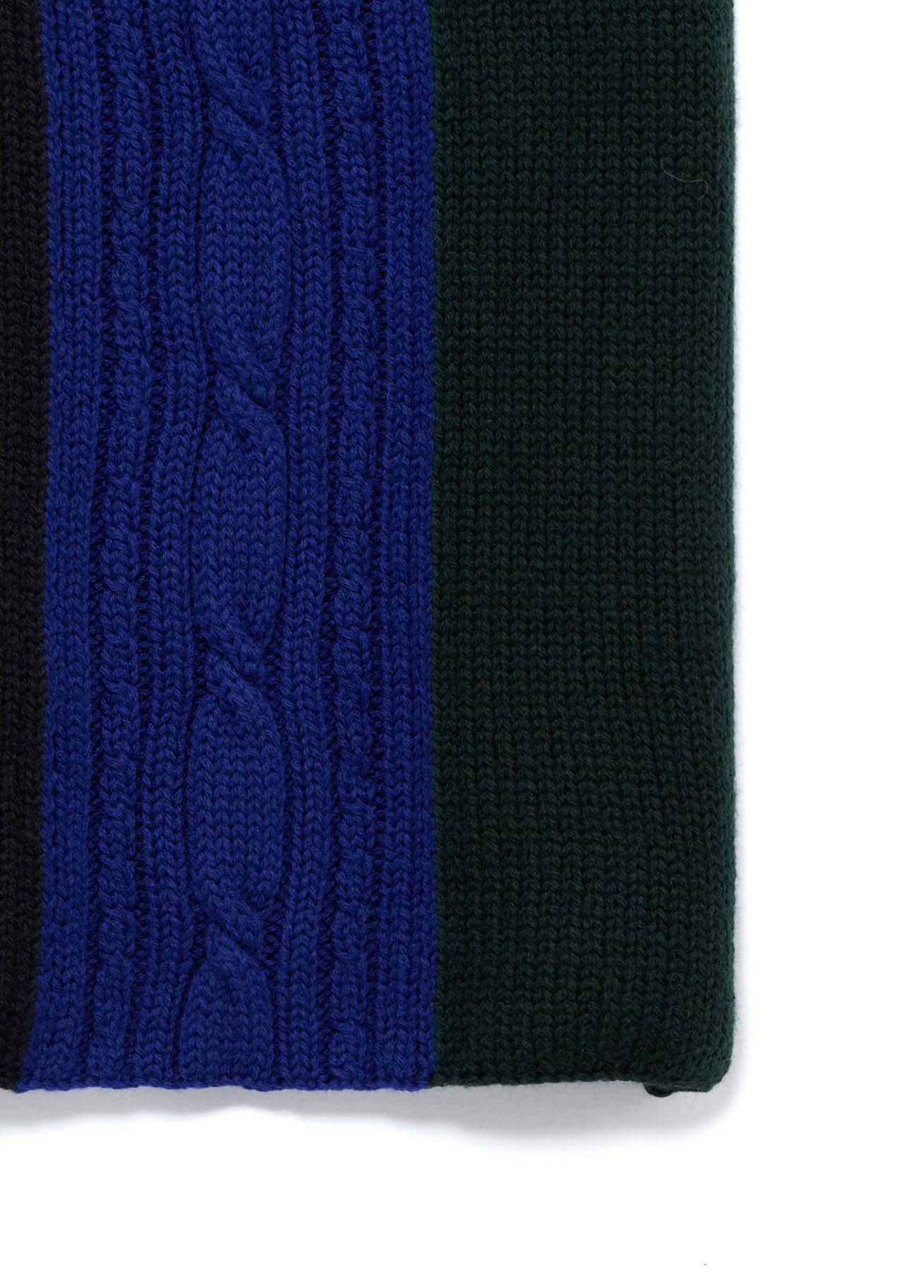 WOOL BRAIDED SCARF