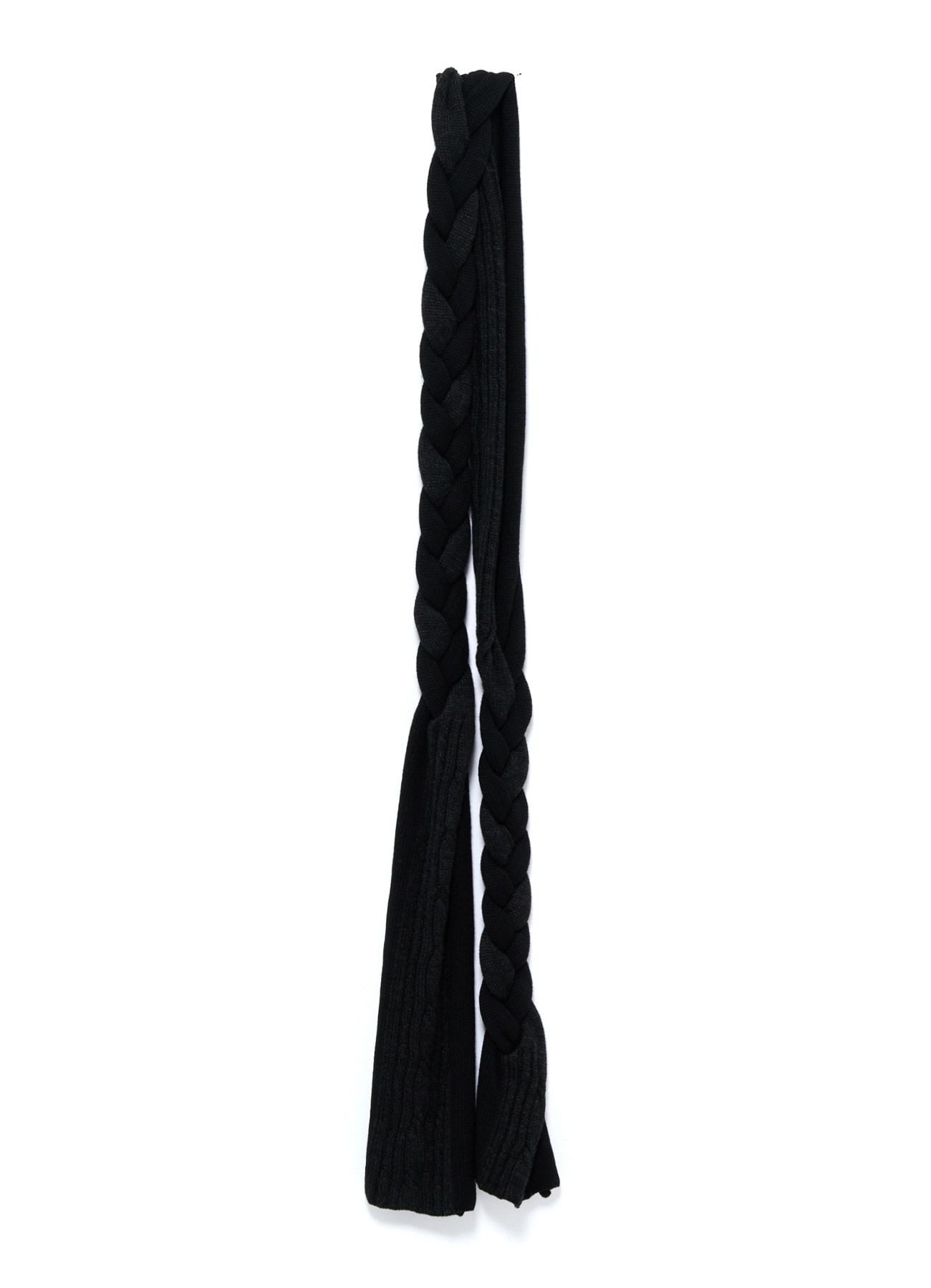 WOOL BRAIDED SCARF