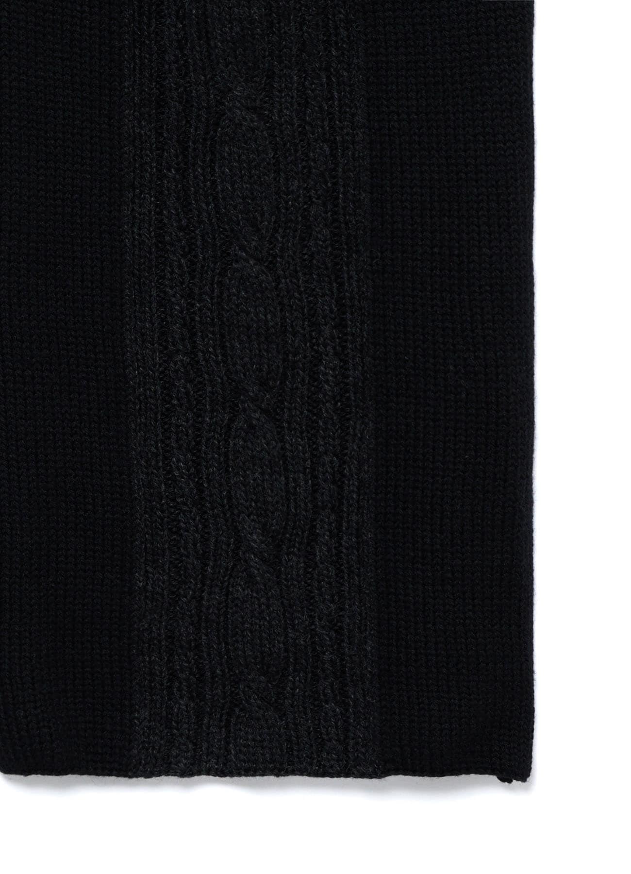 WOOL BRAIDED SCARF