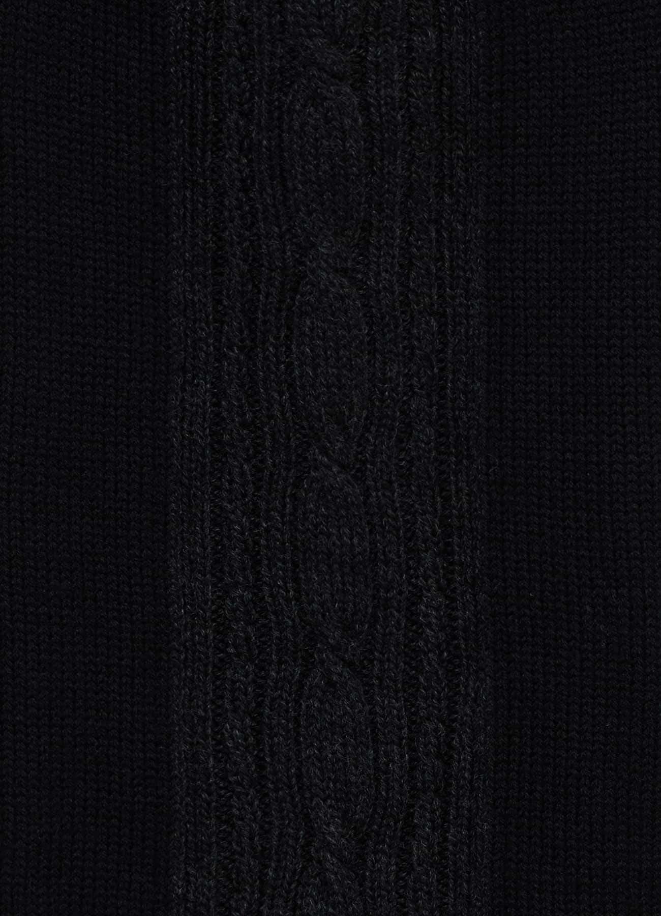 WOOL BRAIDED SCARF