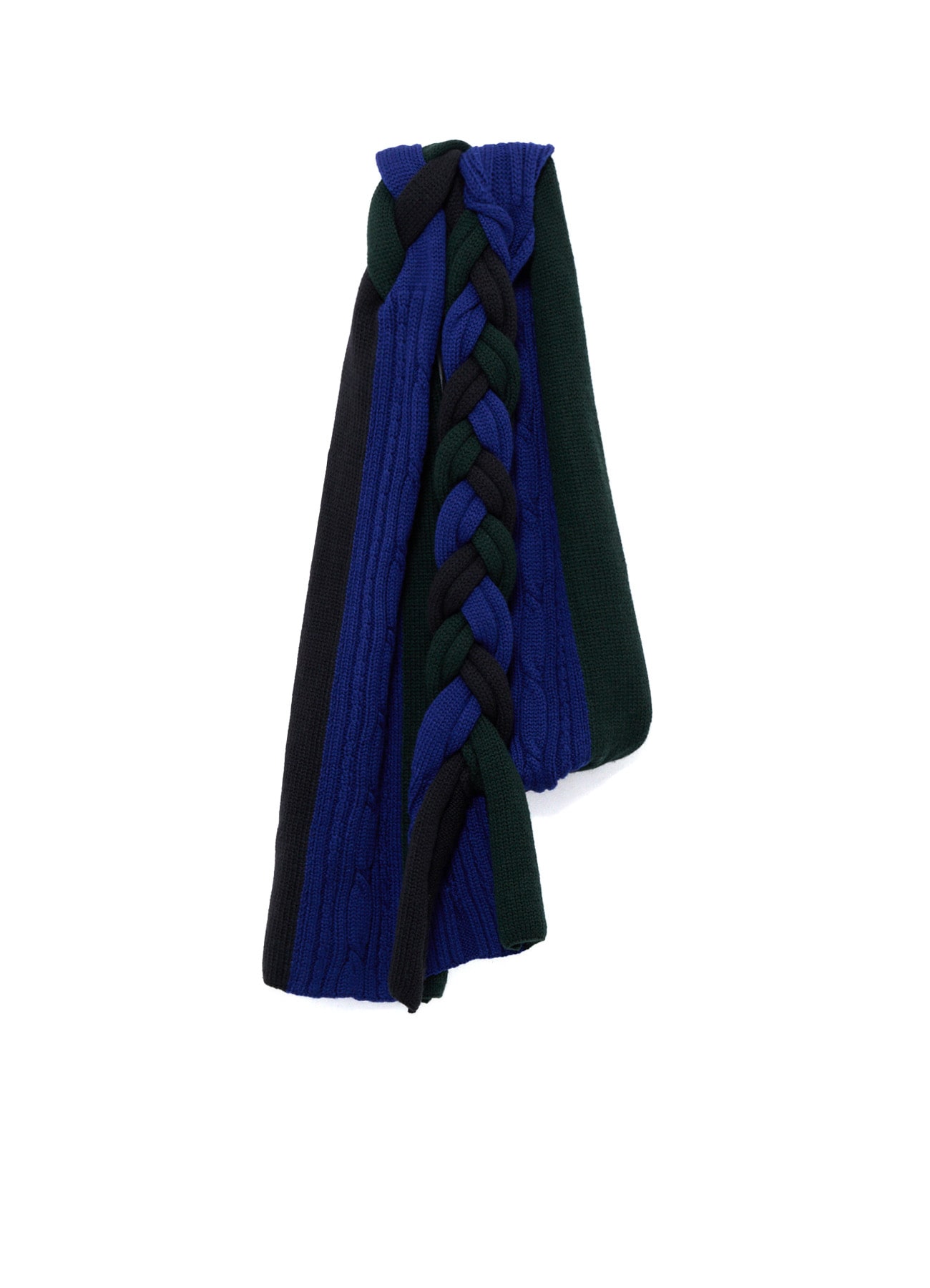 WOOL BRAIDED SCARF