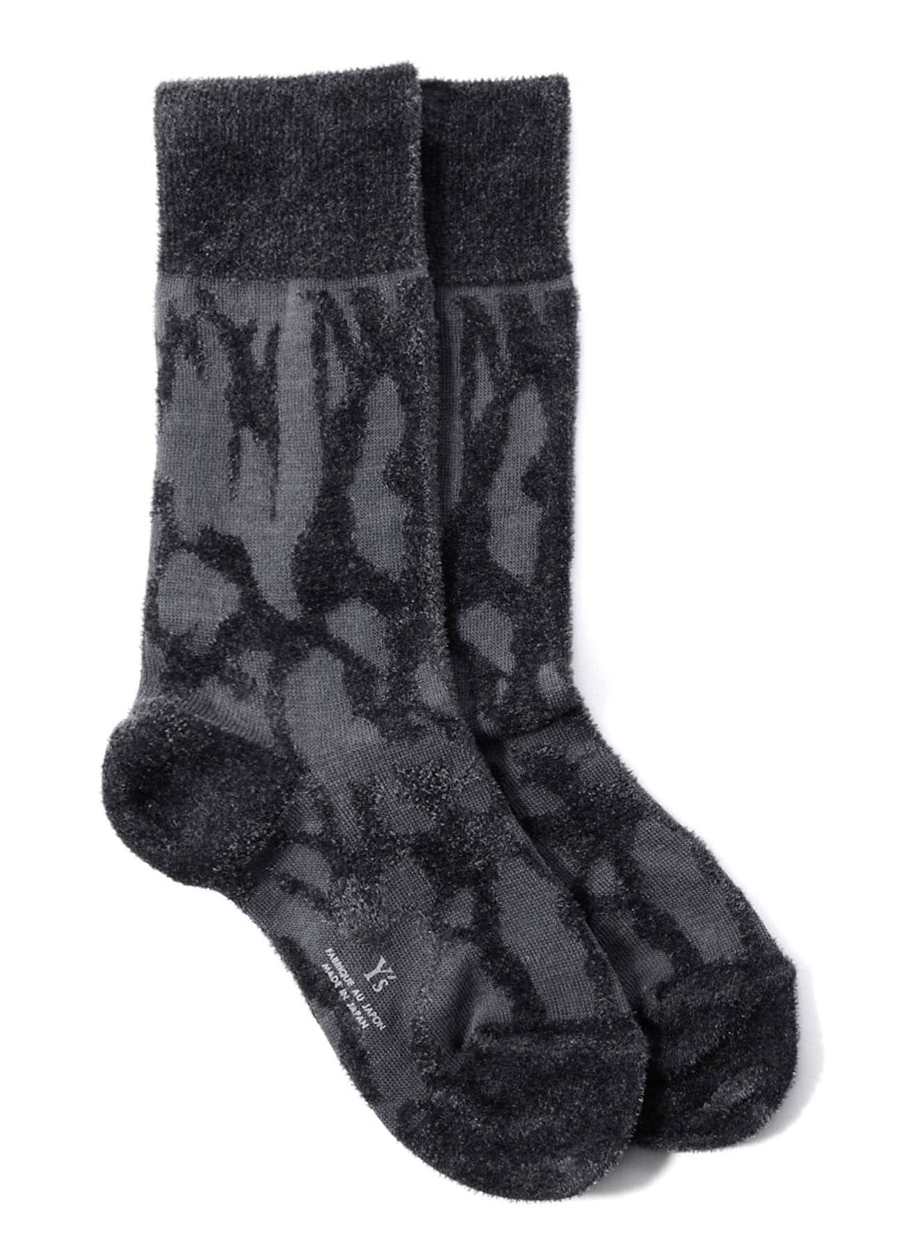 SMOKE PATTERN JACQUARD CHENILLE SOCKS