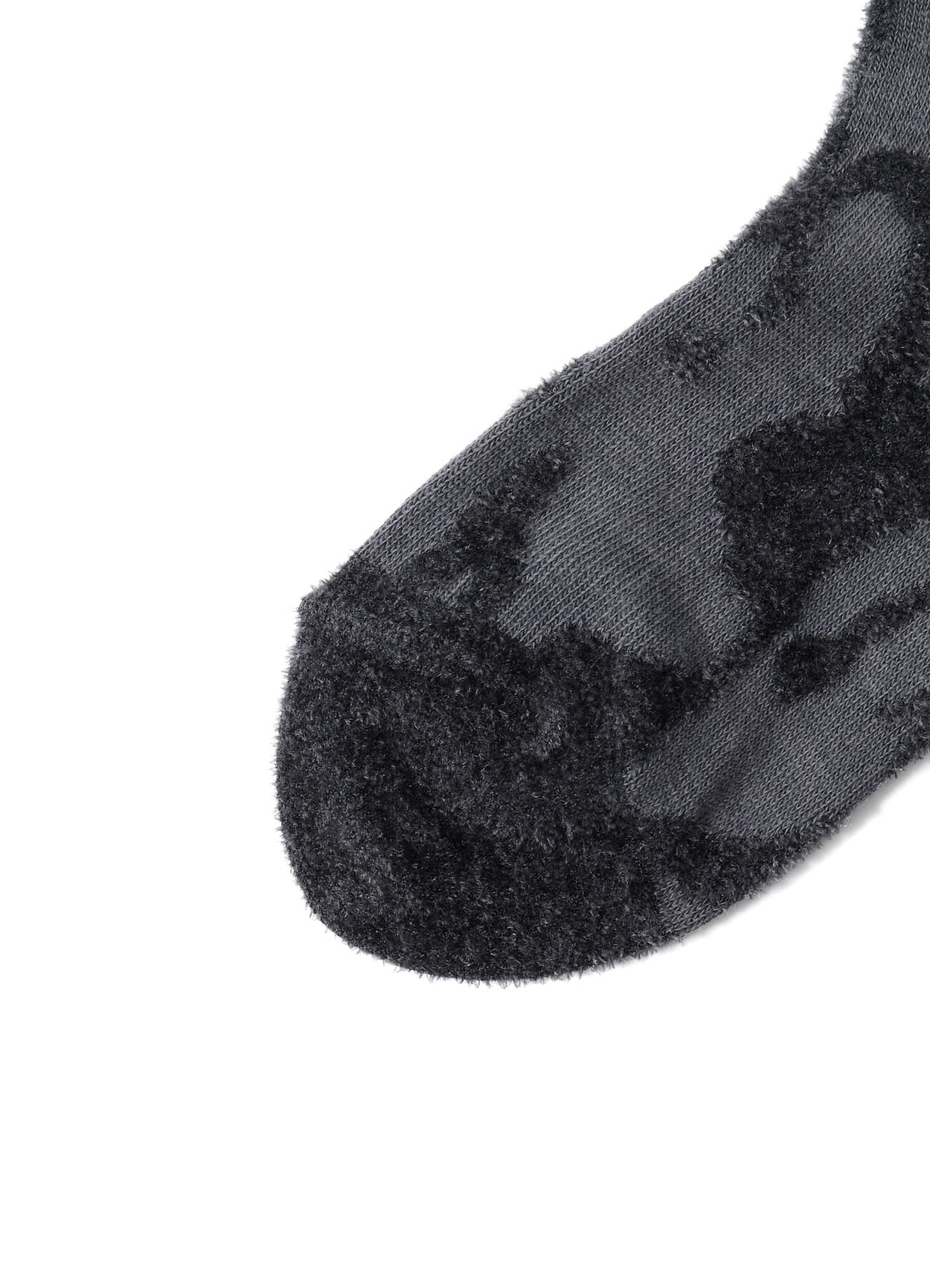 SMOKE PATTERN JACQUARD CHENILLE SOCKS