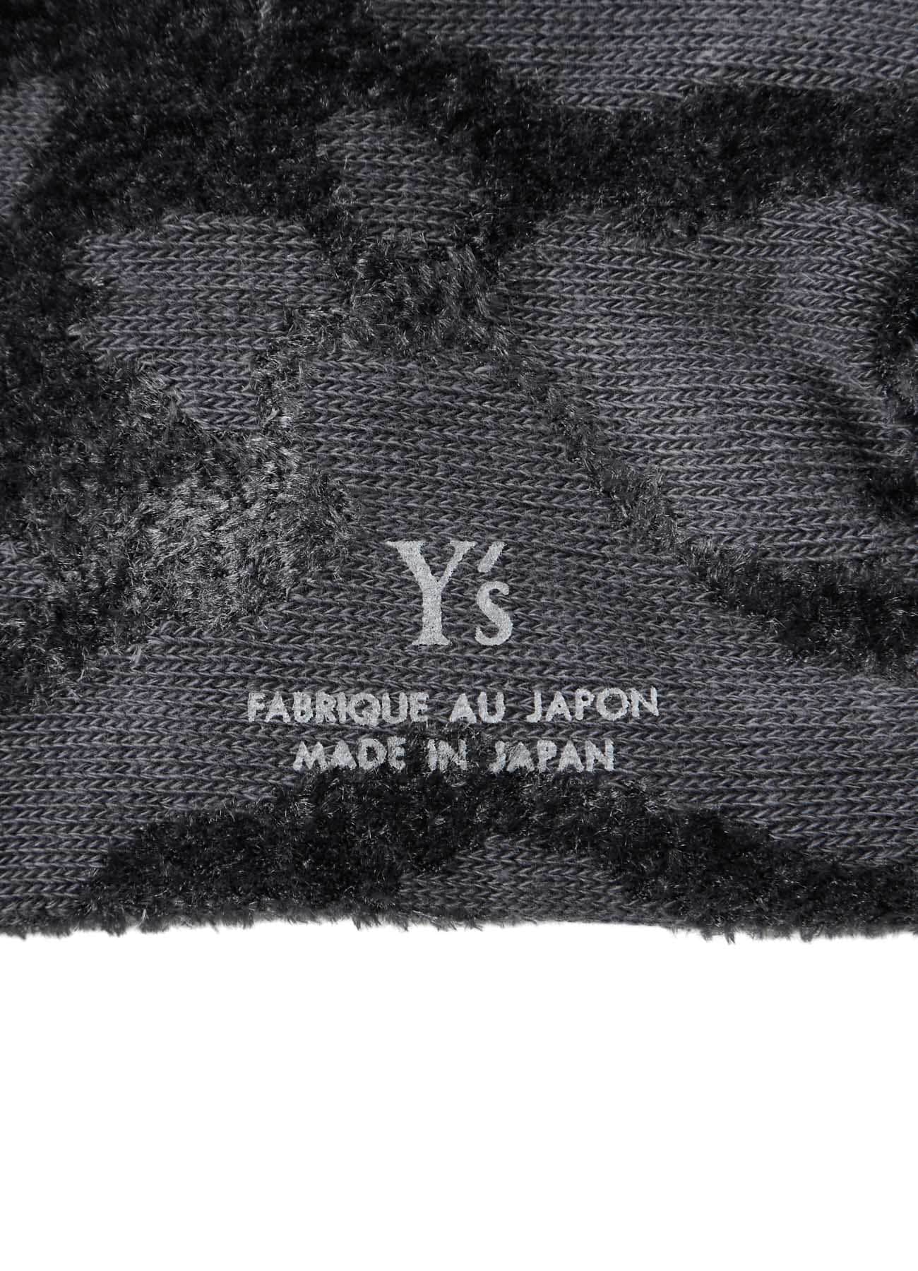 SMOKE PATTERN JACQUARD CHENILLE SOCKS