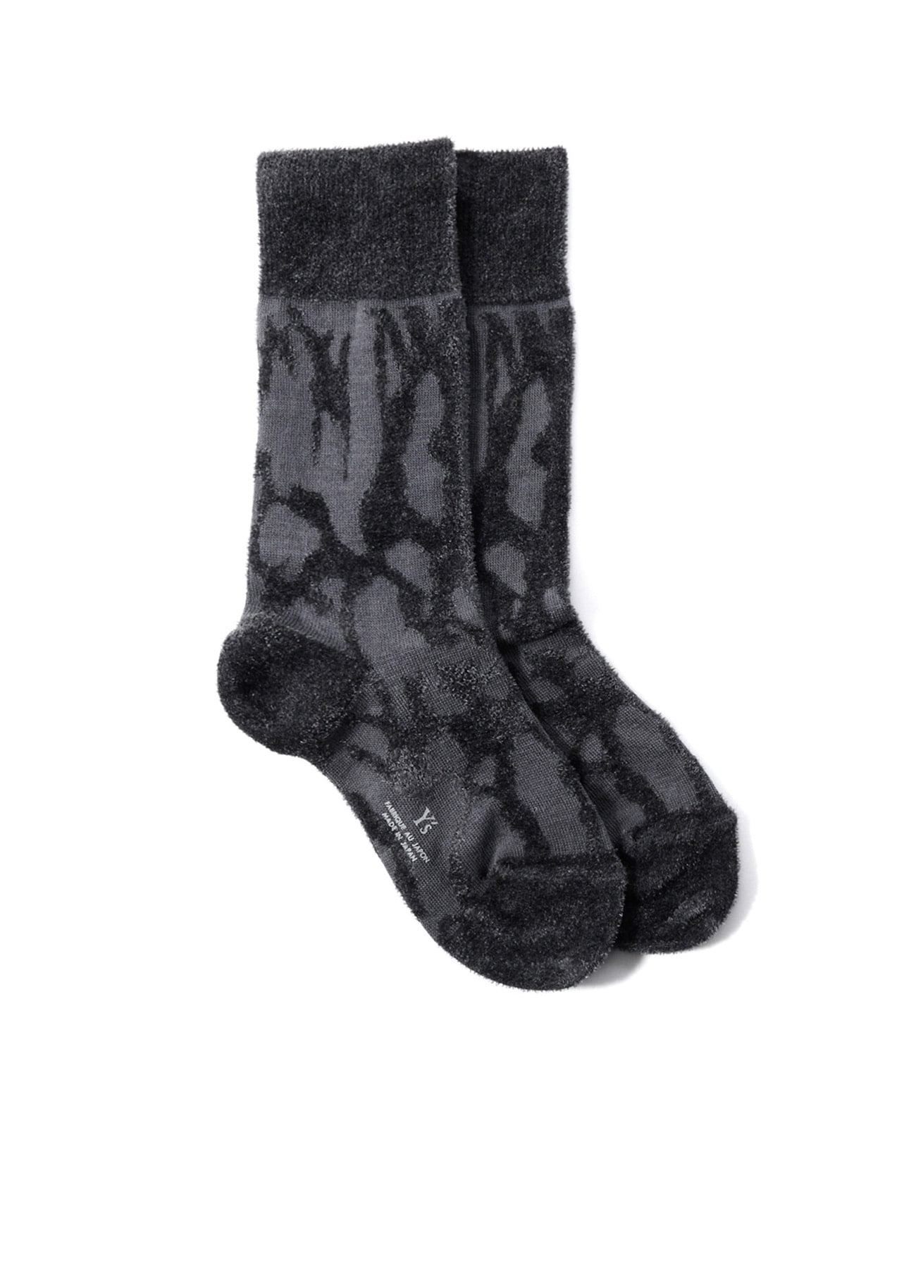 SMOKE PATTERN JACQUARD CHENILLE SOCKS