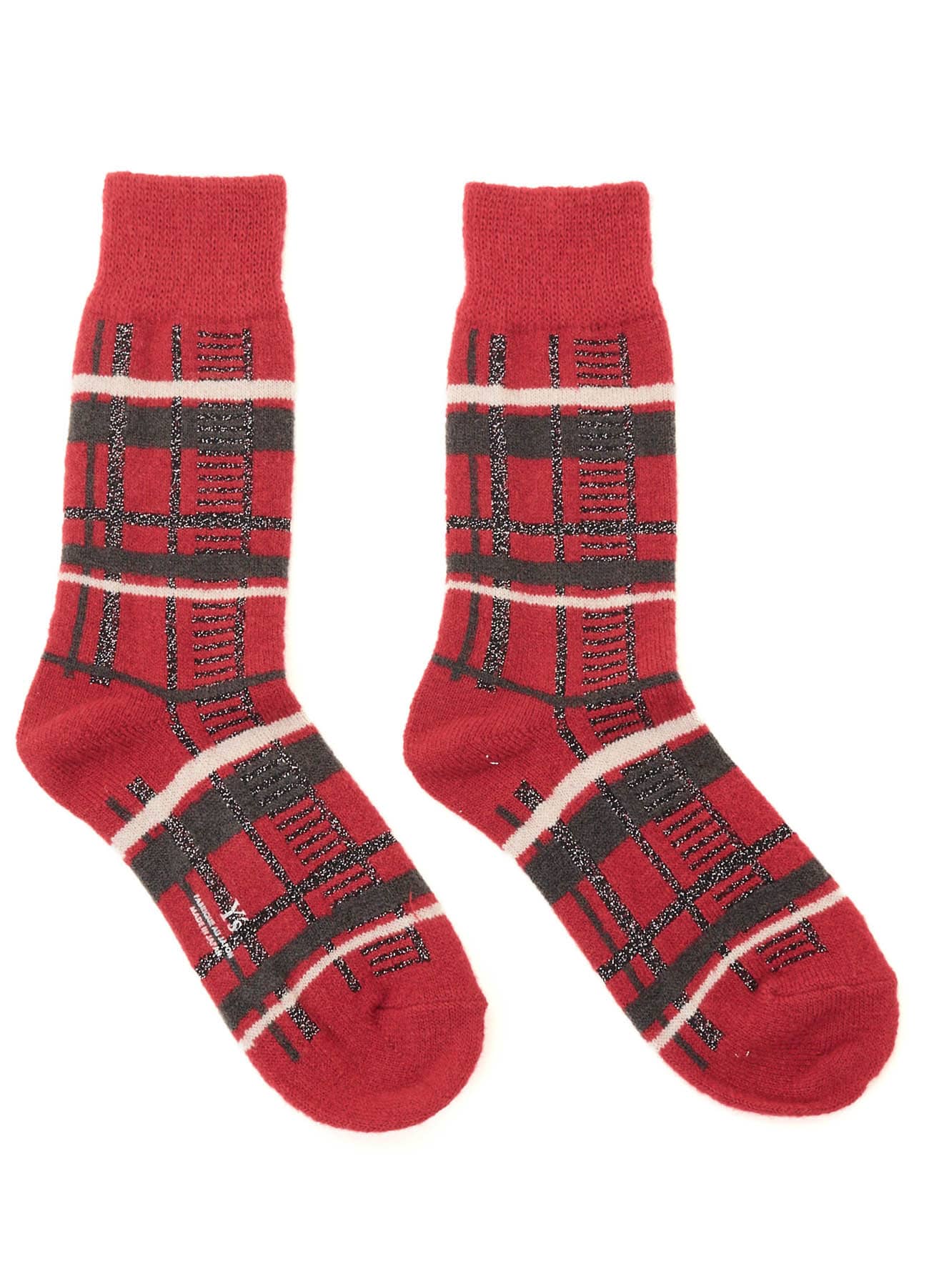 PLAID JACQUARD SOCKS