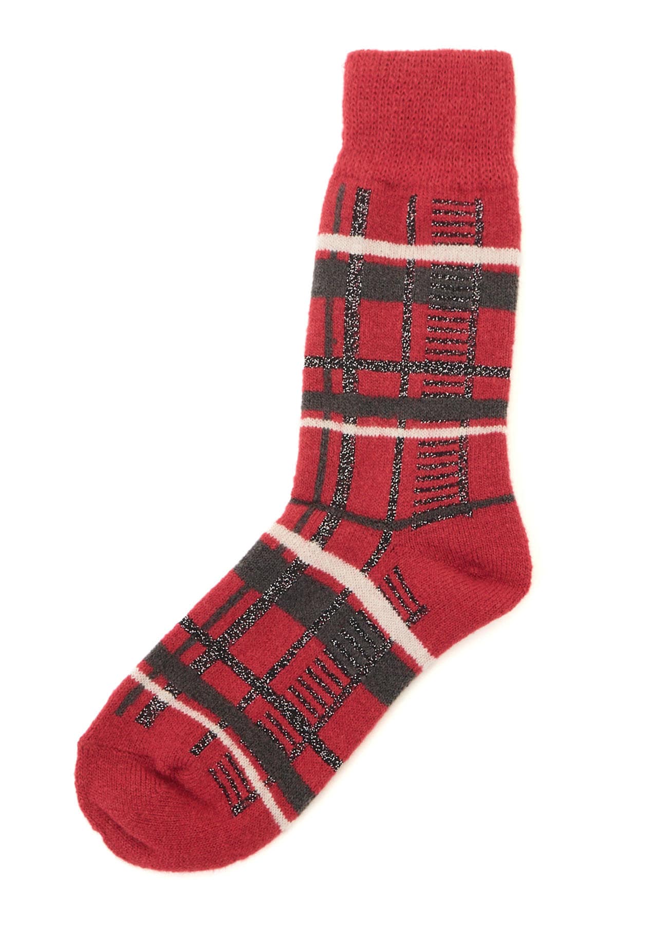 PLAID JACQUARD SOCKS