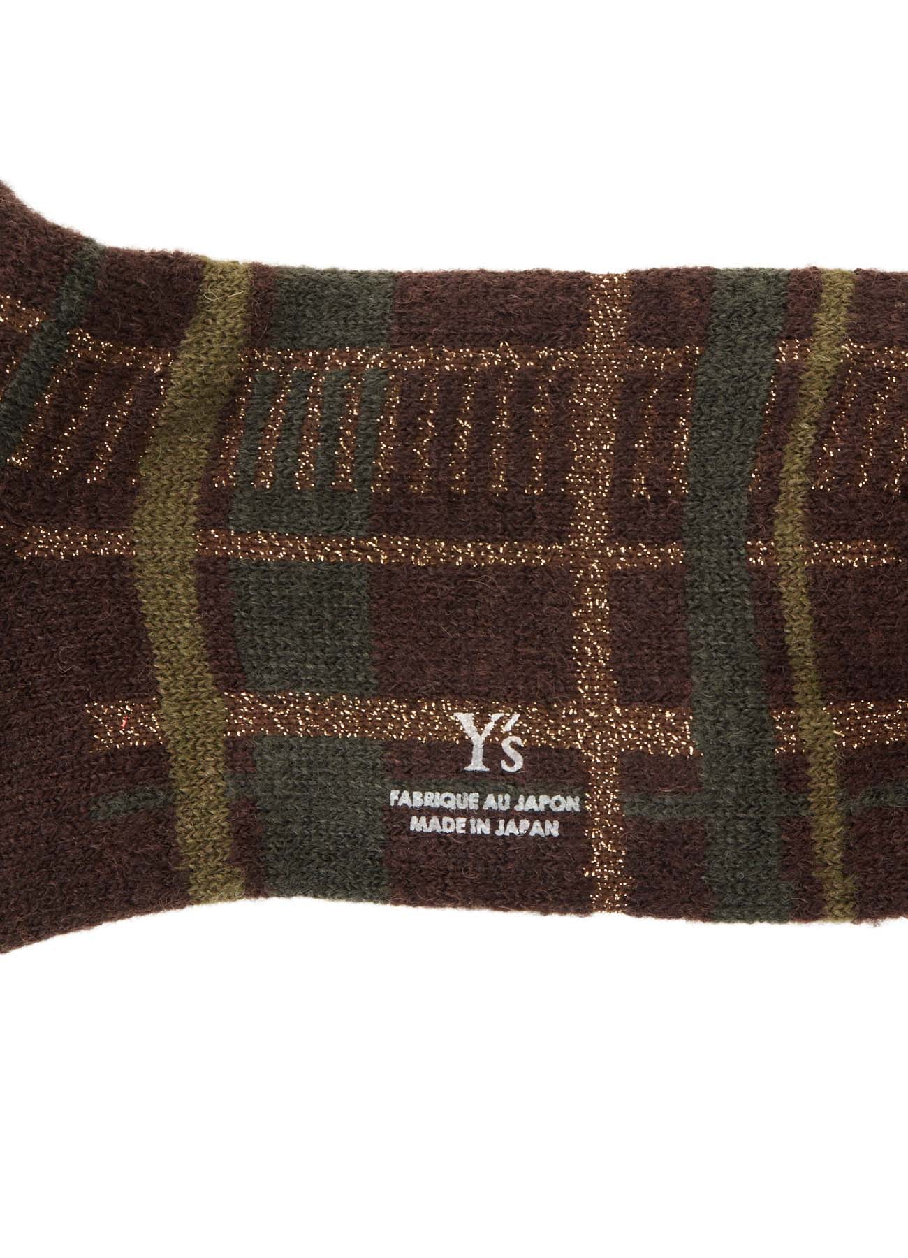 PLAID JACQUARD SOCKS