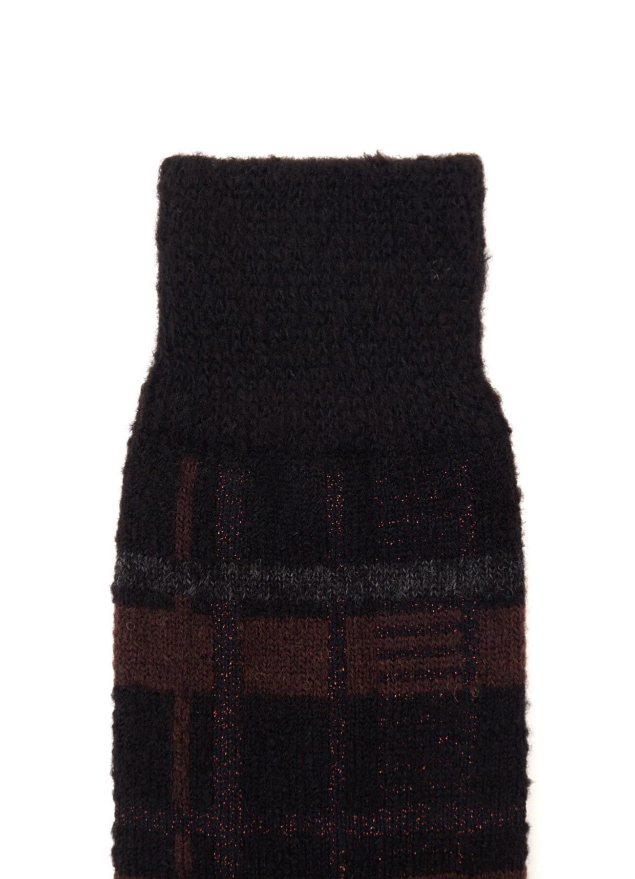 PLAID JACQUARD SOCKS