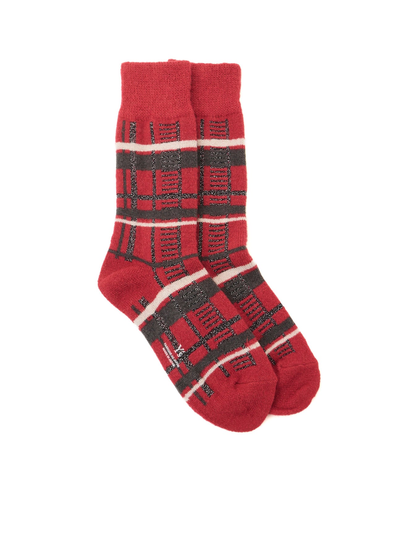 PLAID JACQUARD SOCKS