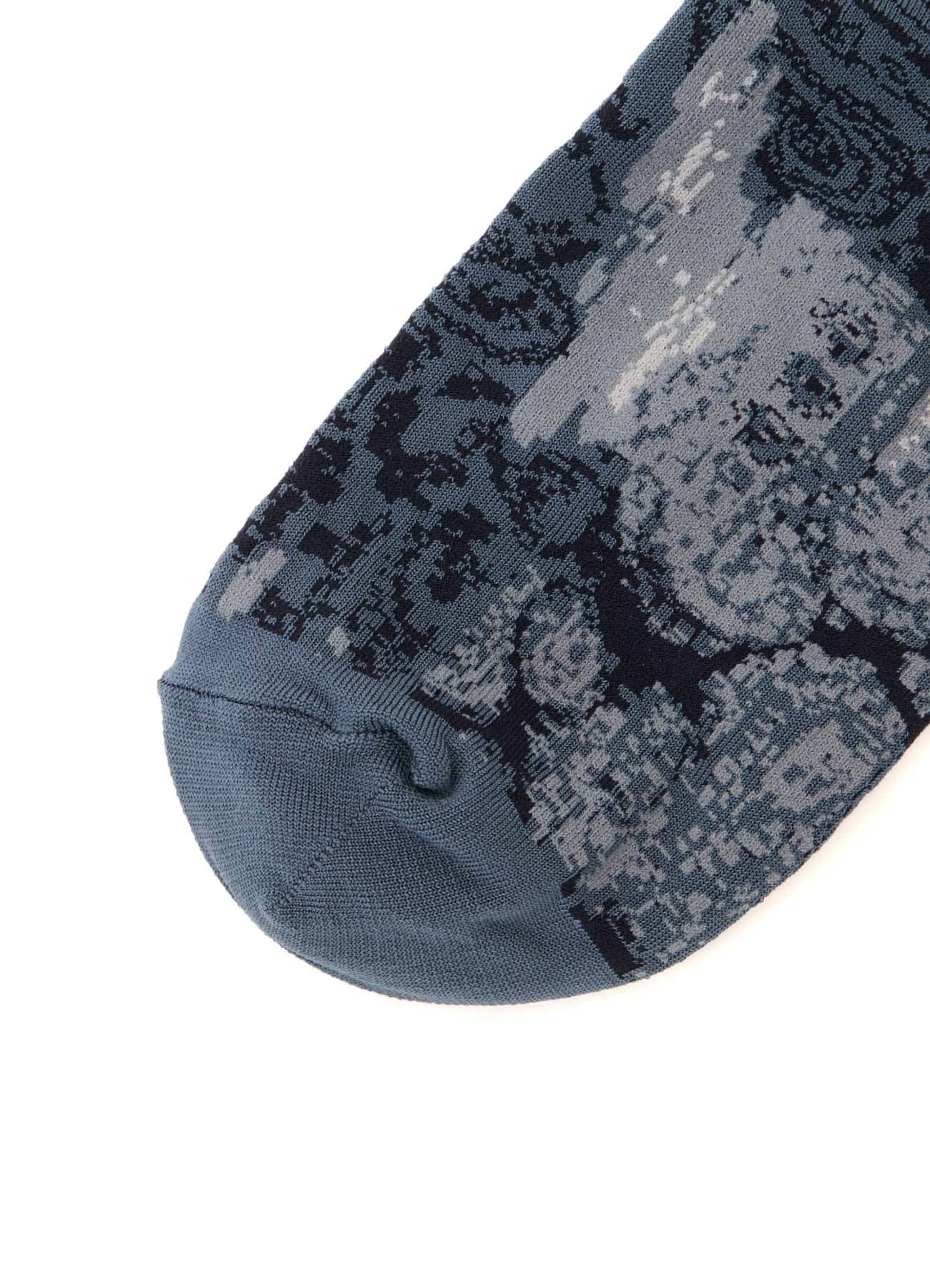 JACQUARD PAISLEY SOCKS