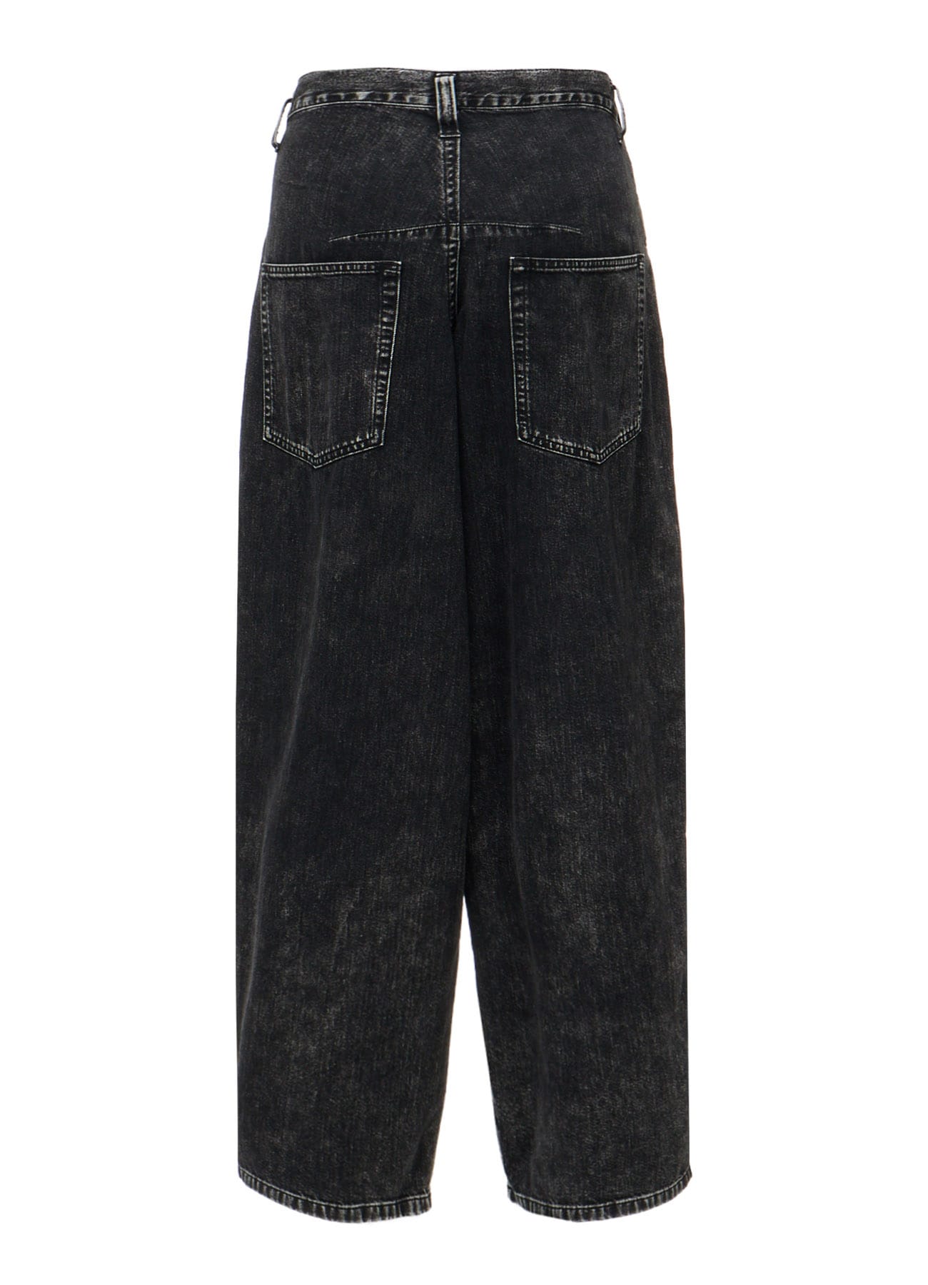 8OZ DENIM CHEMICAL WASH SIDE BRAID PANTS