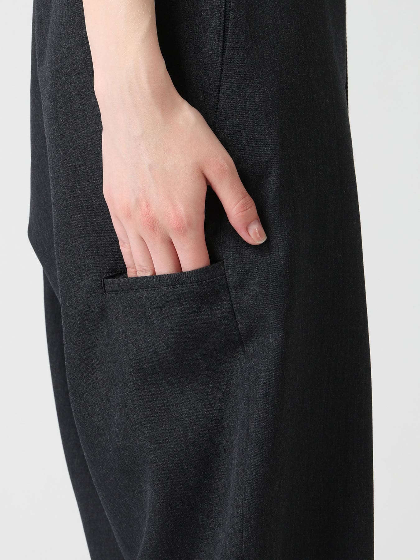 WOOL GABARDINE JOGGER PANTS