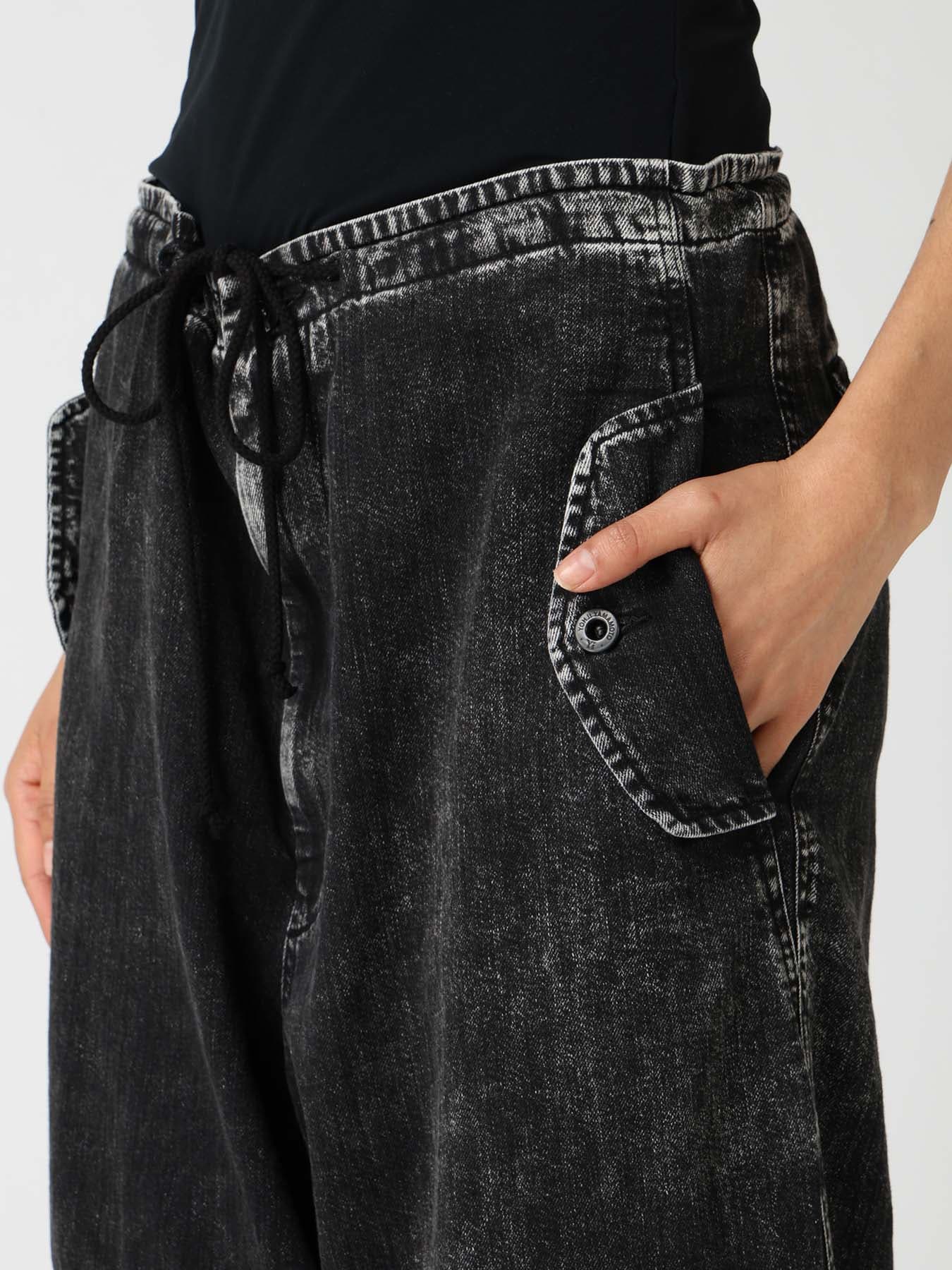 8OZ DENIM CHEMICAL WASH 4 POCKET STRING PANTS