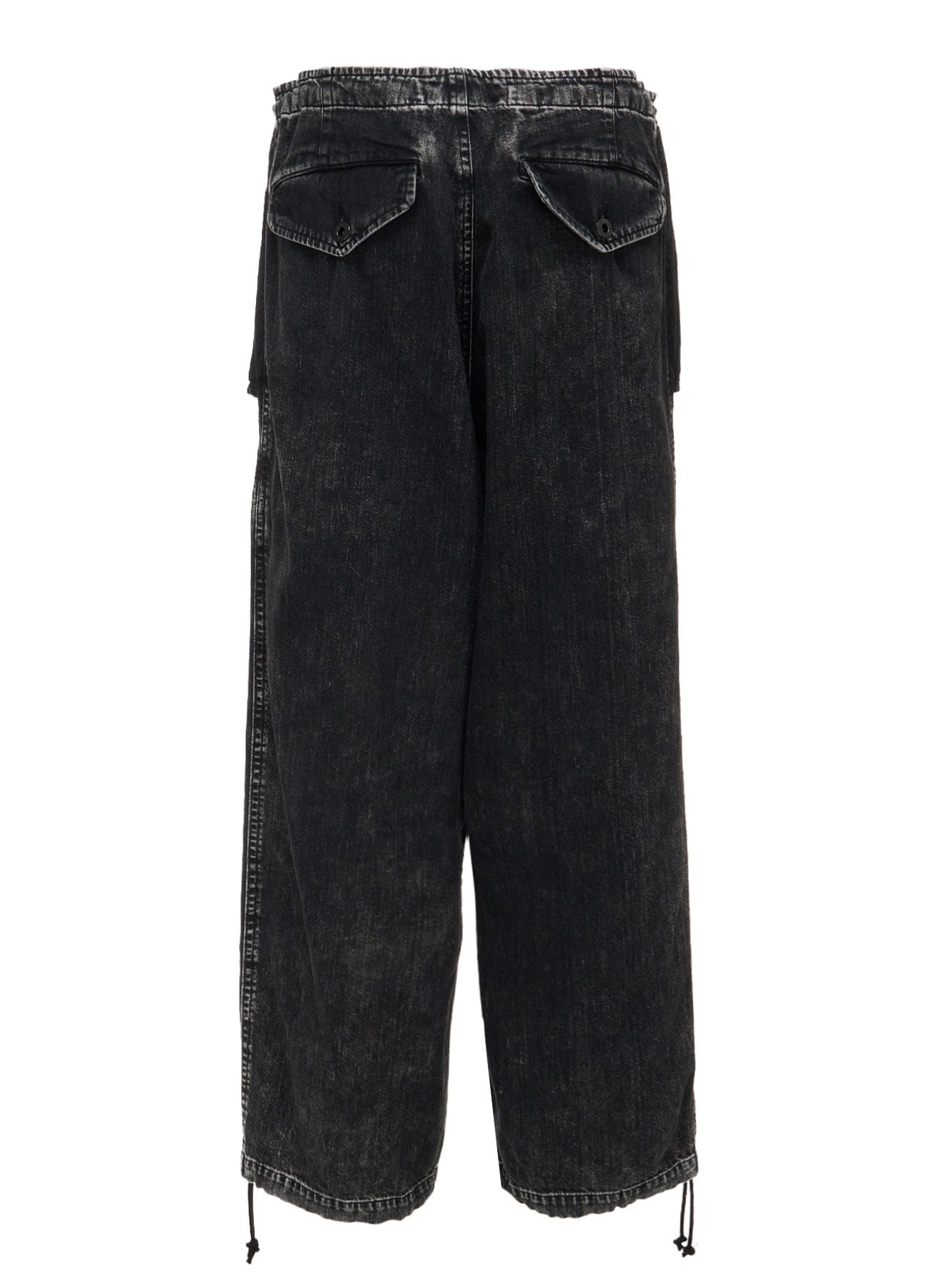 8OZ DENIM CHEMICAL WASH 4 POCKET STRING PANTS