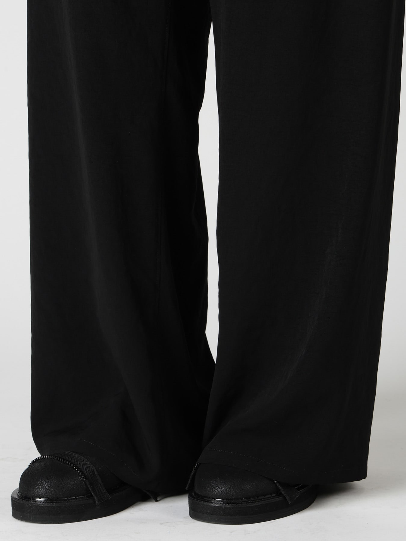 TA/PE CREPE DE CHINE LONG STRAIGHT PANTS