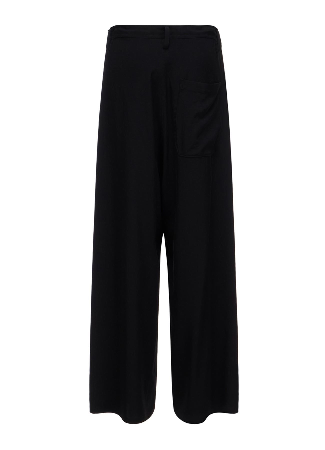TA/PE CREPE DE CHINE LONG STRAIGHT PANTS