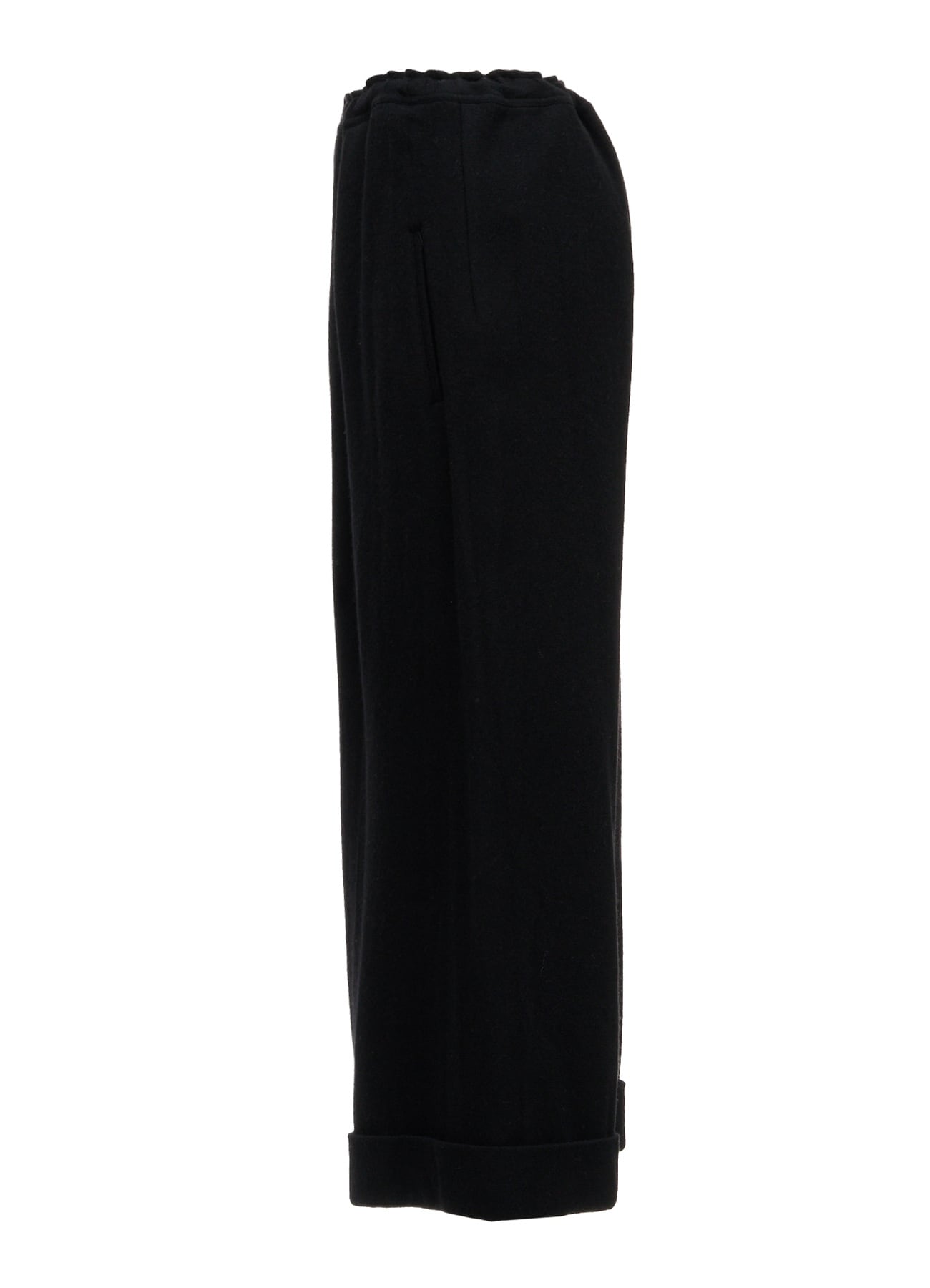 TWILL FLANNEL FRONT CUFFED PANTS