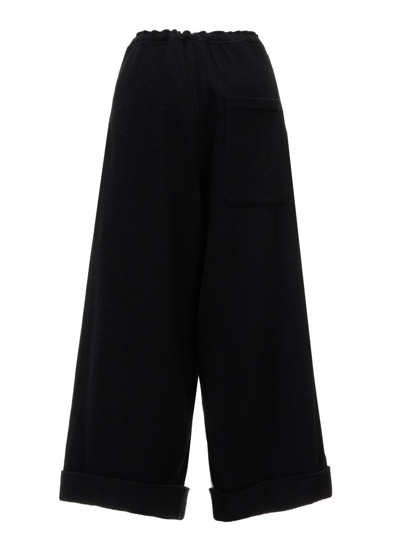 TWILL FLANNEL FRONT CUFFED PANTS