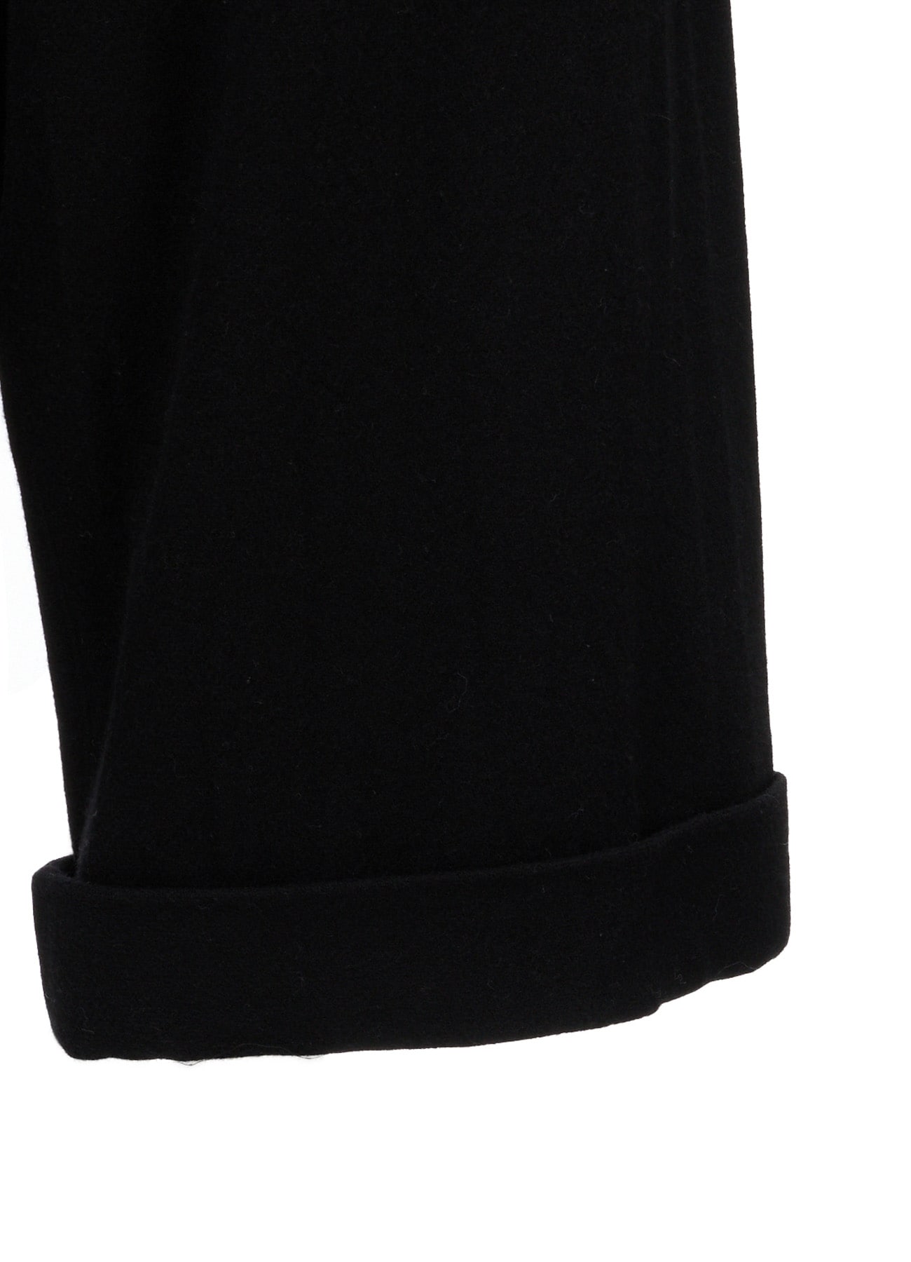 TWILL FLANNEL FRONT CUFFED PANTS