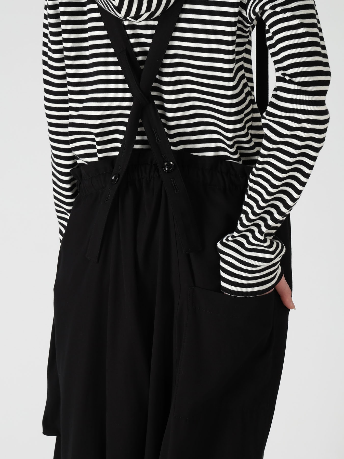 VISCOSE/TRIACETATE BLEND SAROUEL PANTS