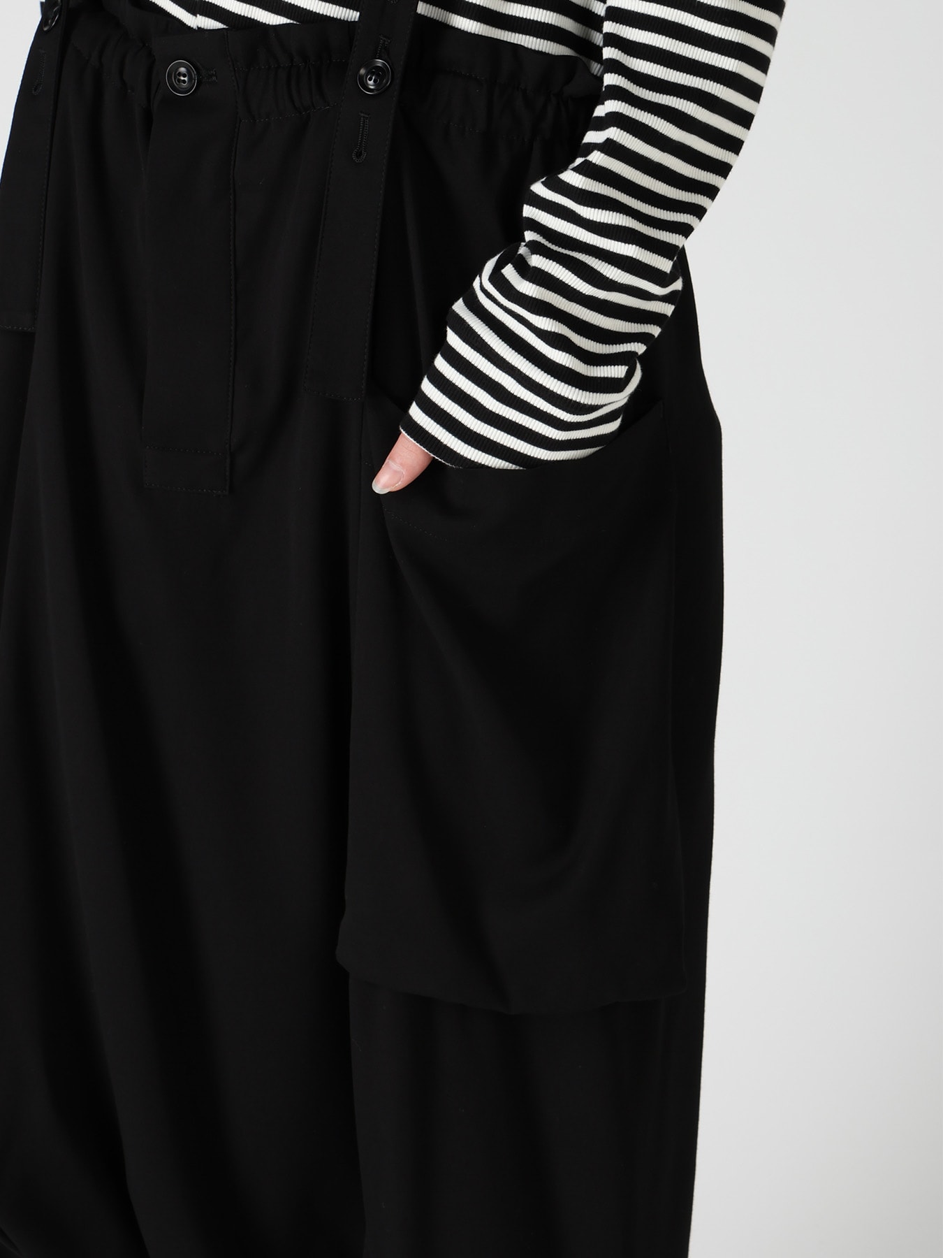 VISCOSE/TRIACETATE BLEND SAROUEL PANTS