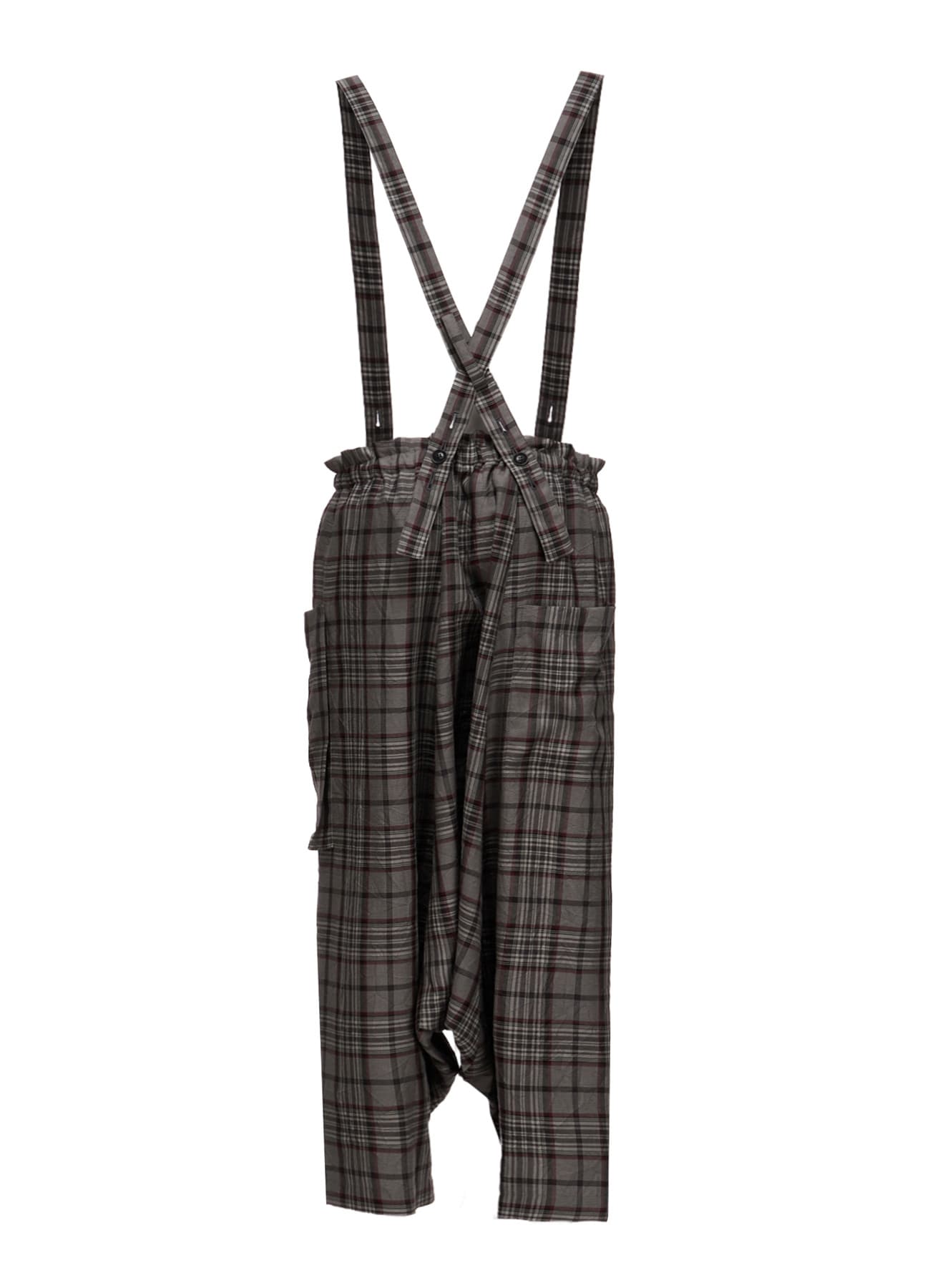 PLAID WASHER SAROUEL PANTS