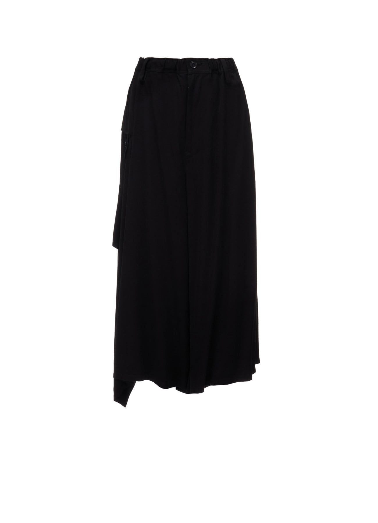 VISCOSE/TRIACETATE BLEND DETACHED PANEL PANTS