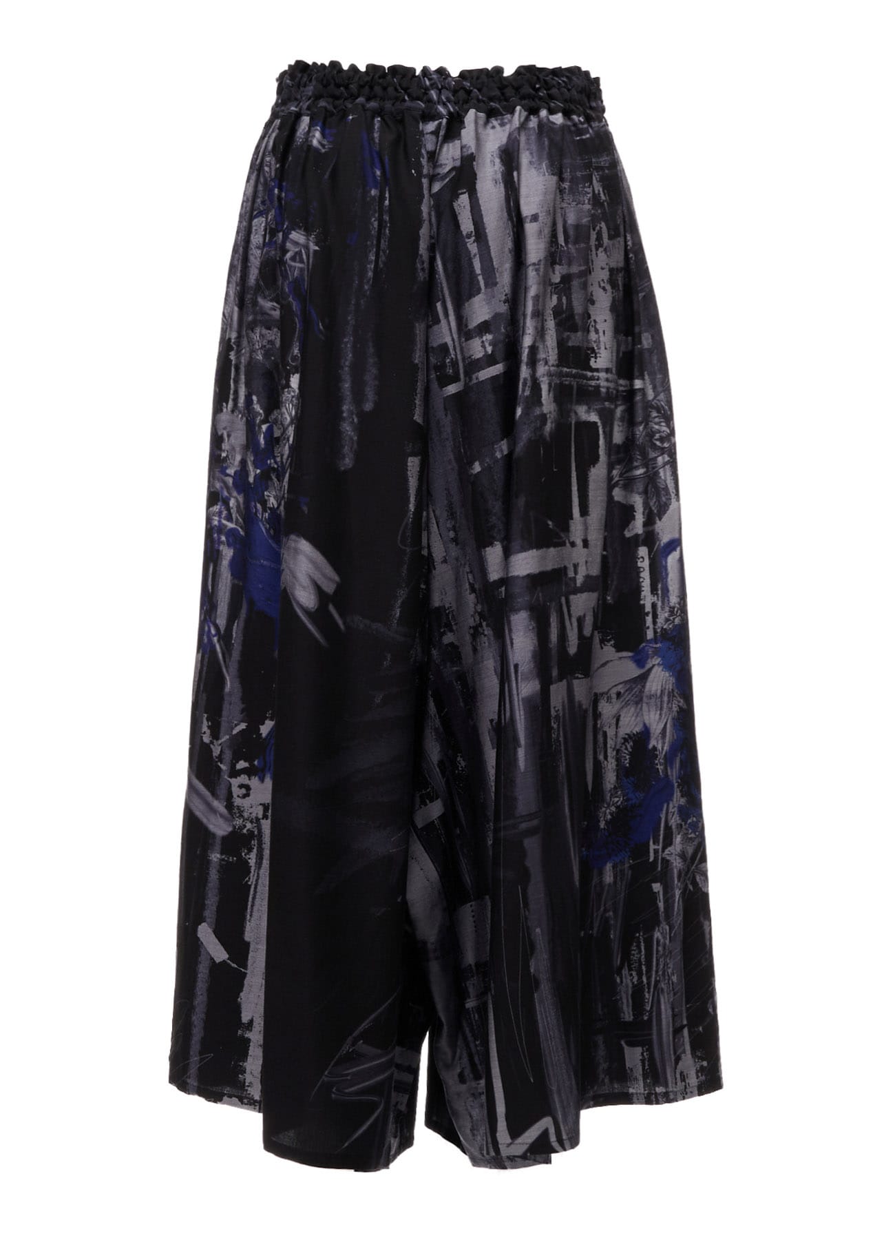 CUPRO DISTORTED FLOWER FLARE PANTS
