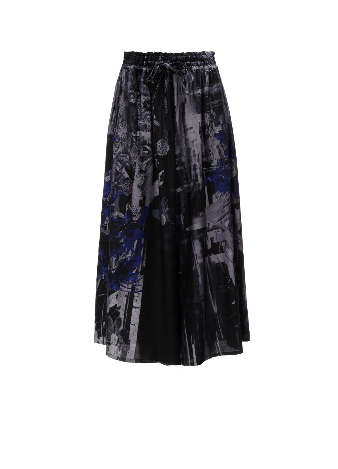 CUPRO DISTORTED FLOWER FLARE PANTS