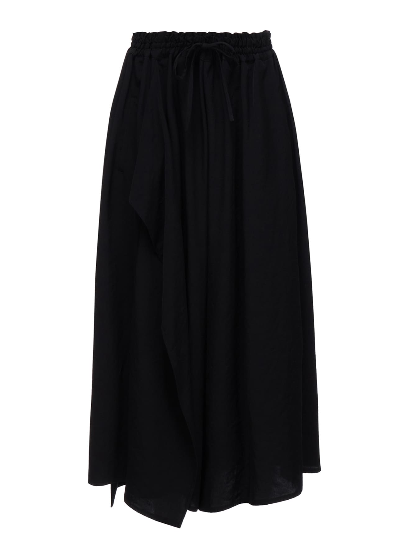 TA/PE CREPE DE CHINE DRAPE FLARE PANTS