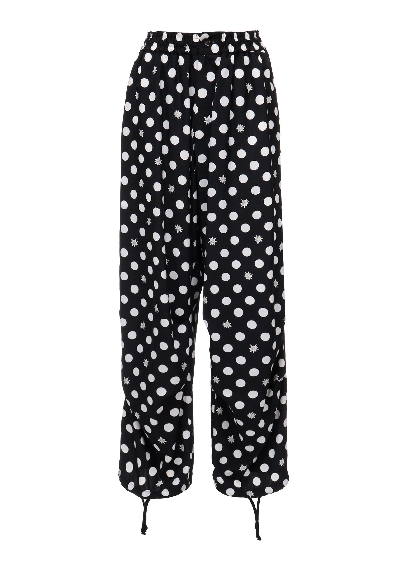 DOT FLOWER PRINT EASY PANTS