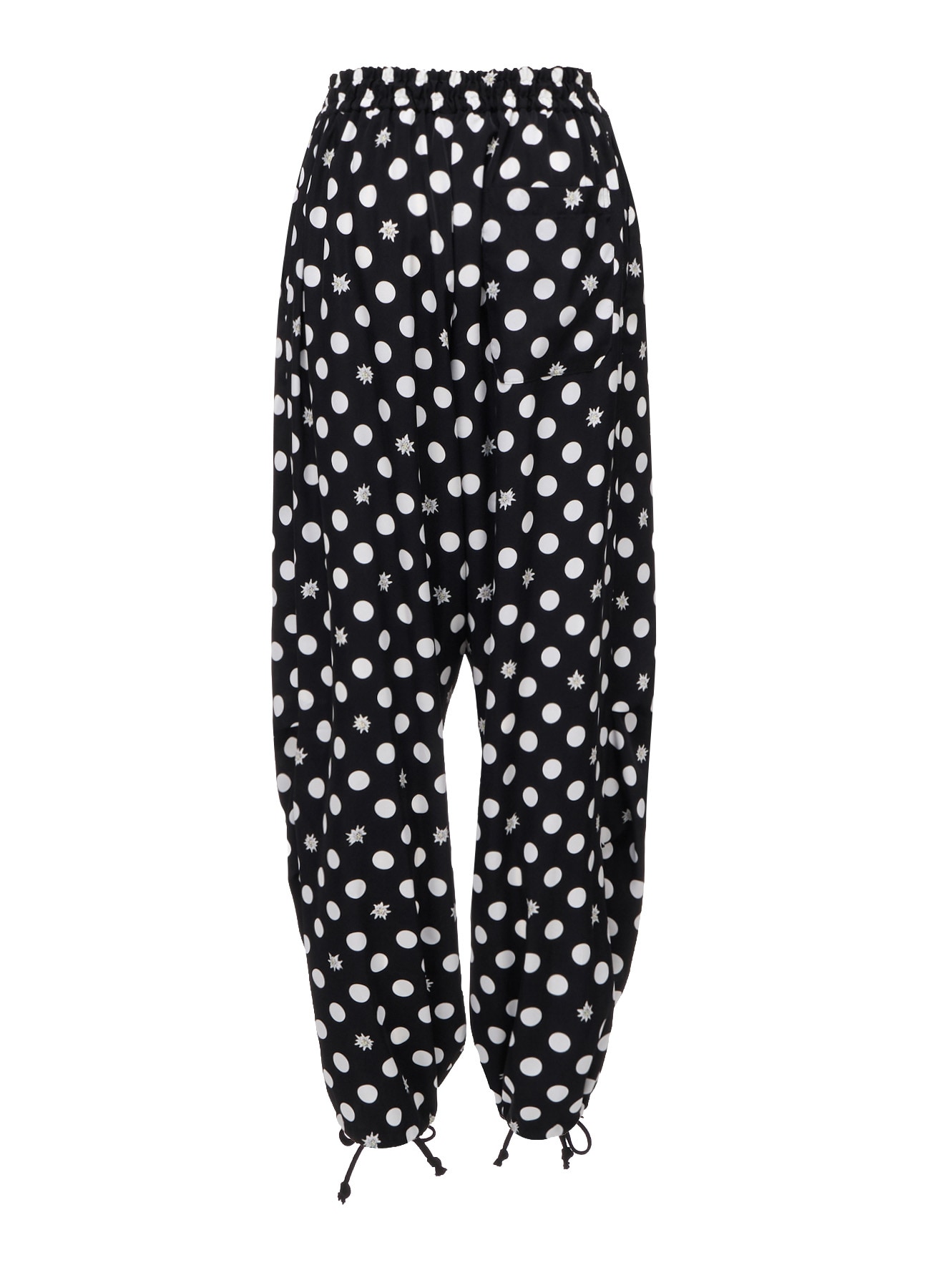DOT FLOWER PRINT EASY PANTS