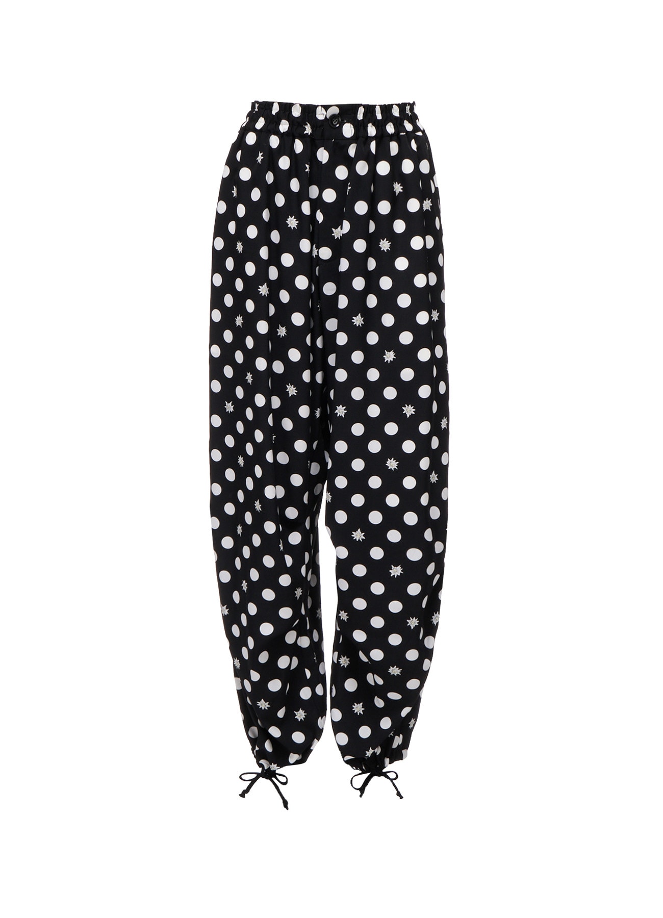 DOT FLOWER PRINT EASY PANTS