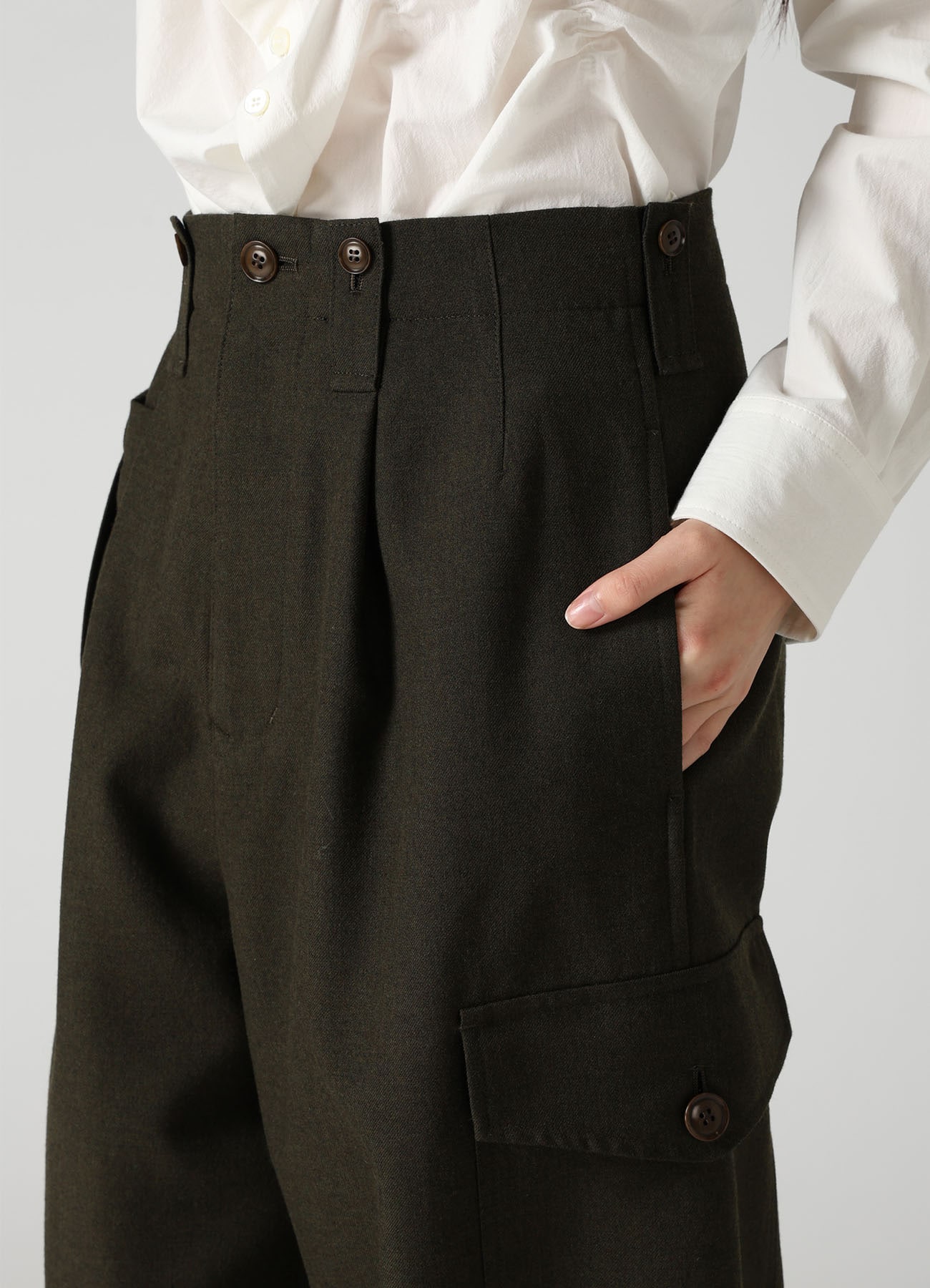 VINTAGE MILITARY SERGE CARGO PANTS