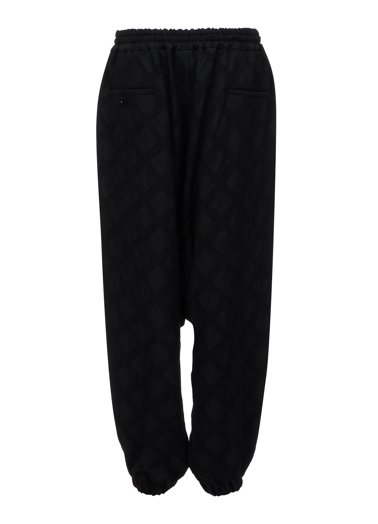 PLAID JACQUARD SAROUEL PANTS