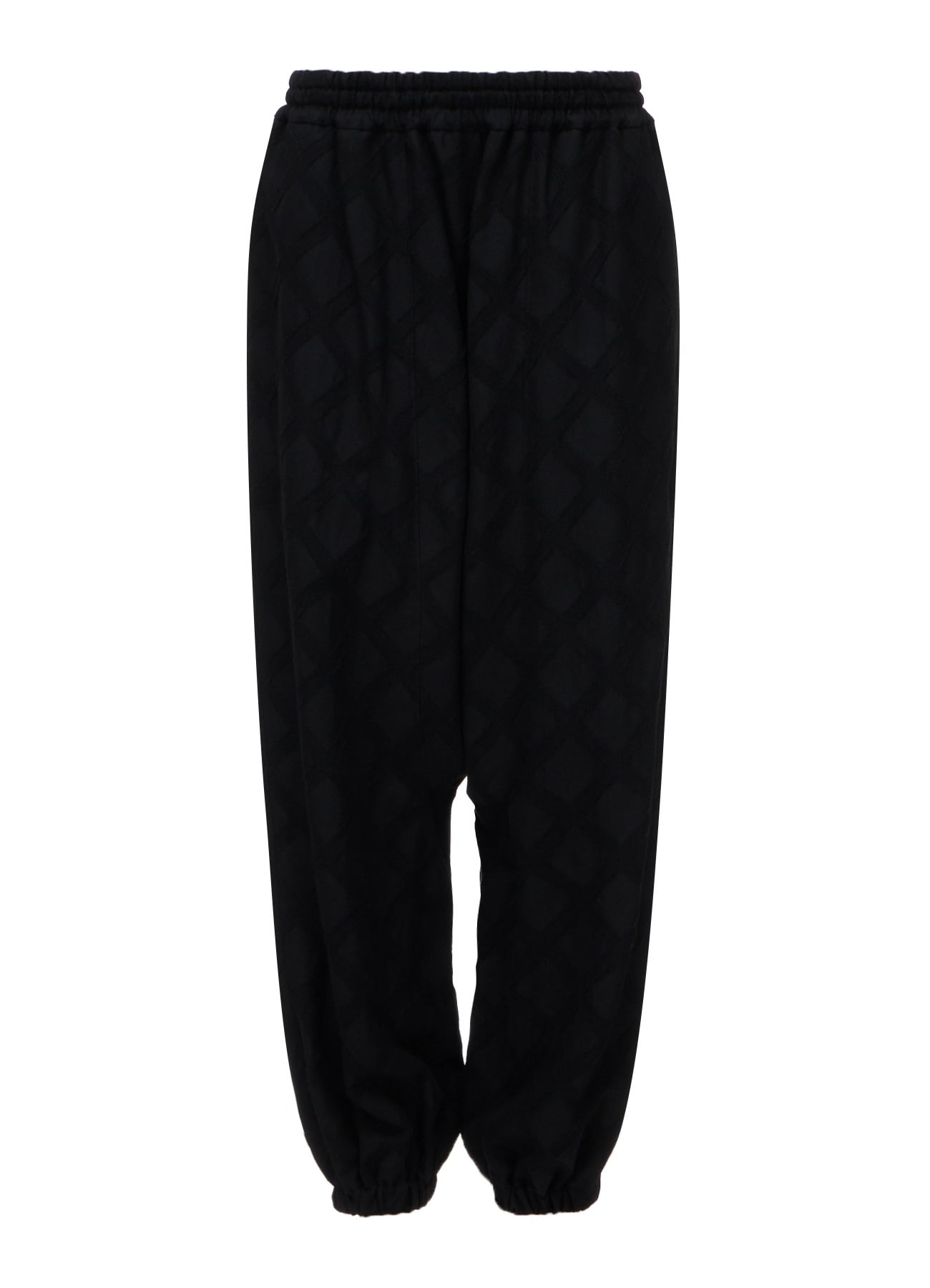 PLAID JACQUARD SAROUEL PANTS