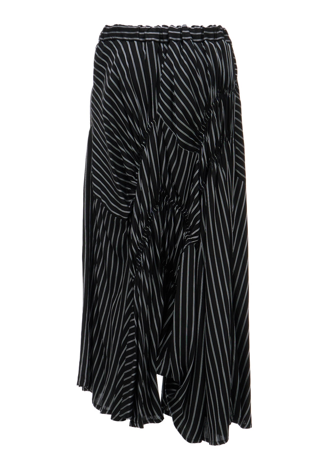 CUPRA STRIPE GATHERED PANTS