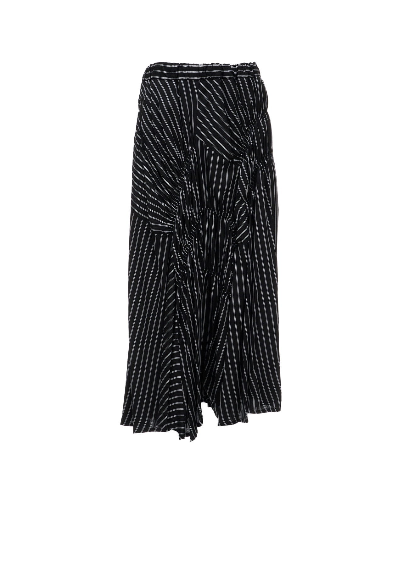 CUPRA STRIPE GATHERED PANTS