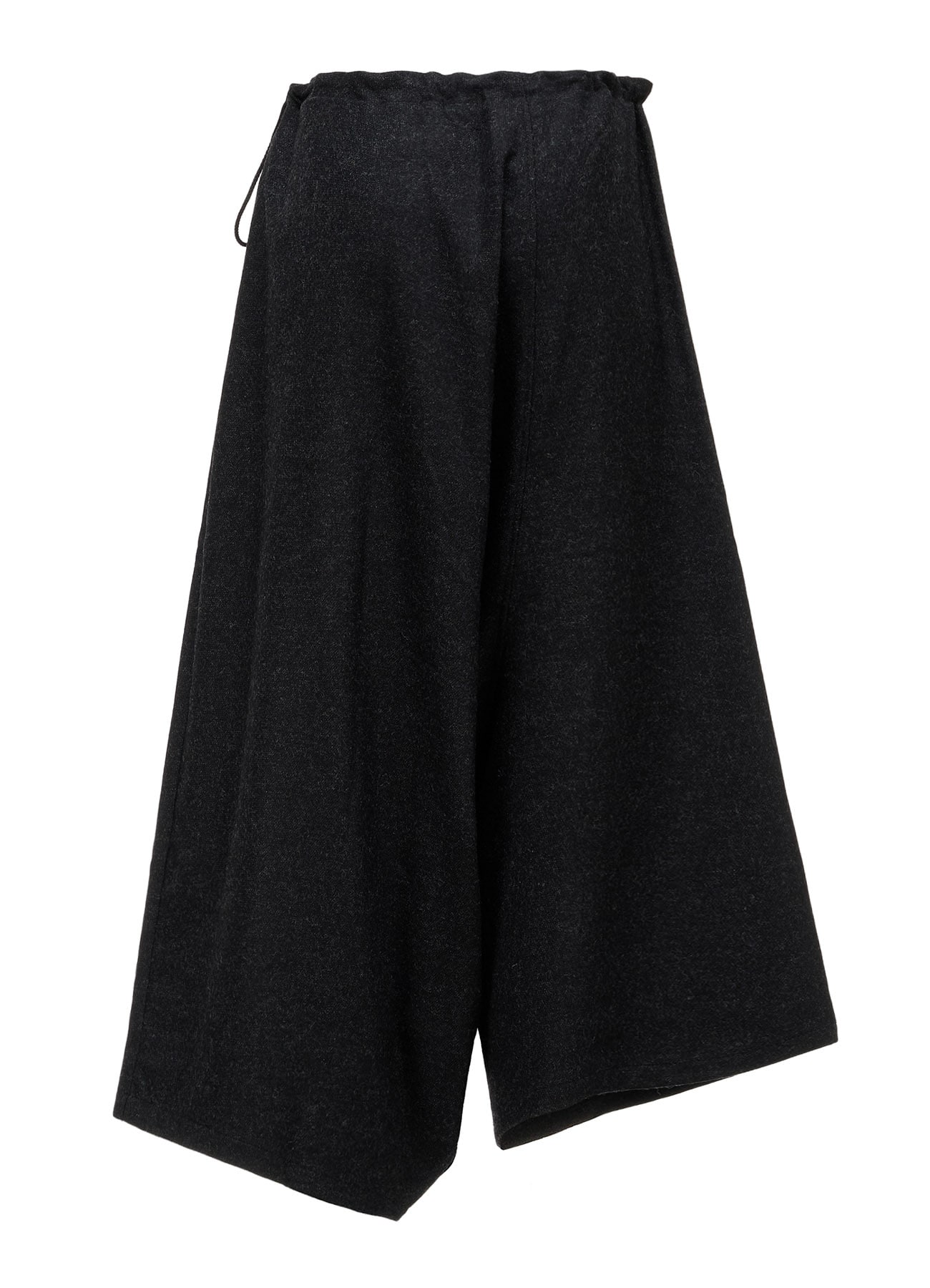 Y'S STITCH WOOL BLEND SAROUEL PANTS
