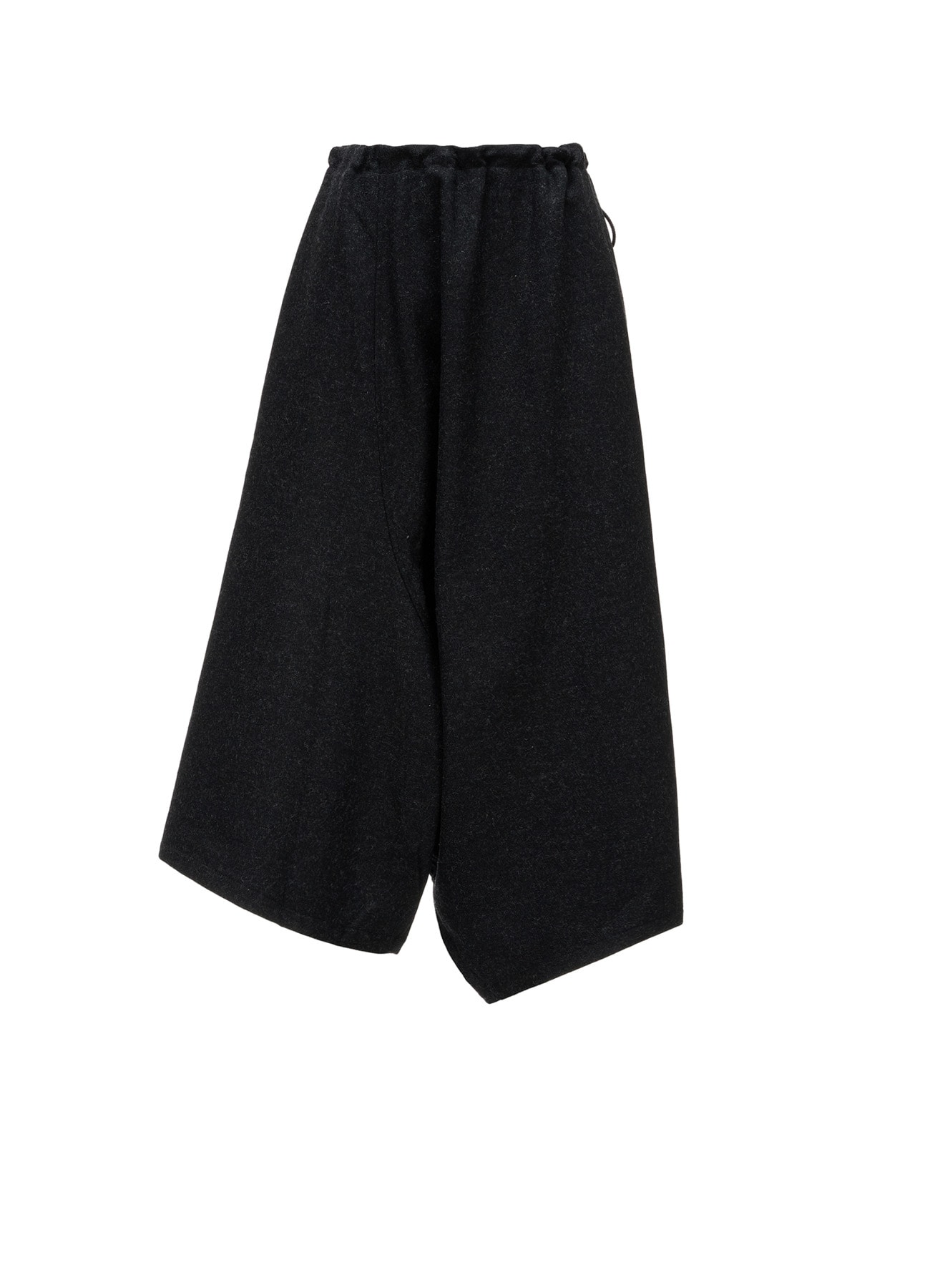 Y'S STITCH WOOL BLEND SAROUEL PANTS