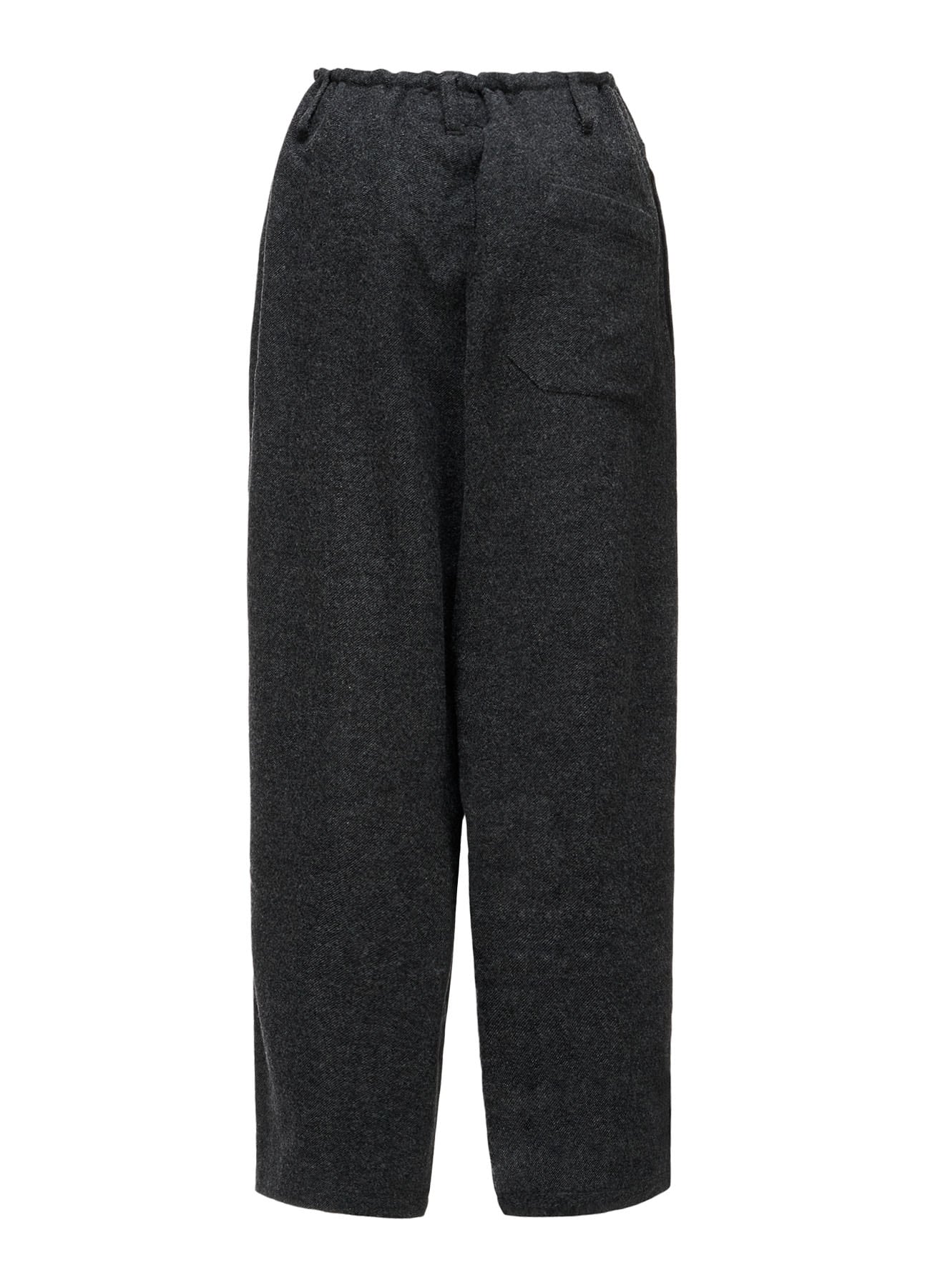 Y'S STITCH WOOL BLEND STRING PANTS