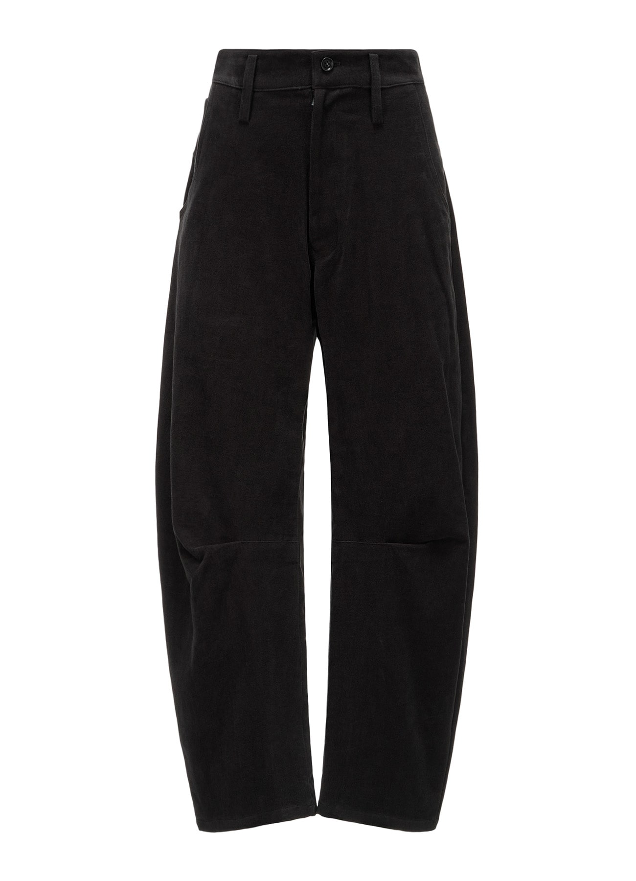 COTTON SUEDE WIDE PANTS
