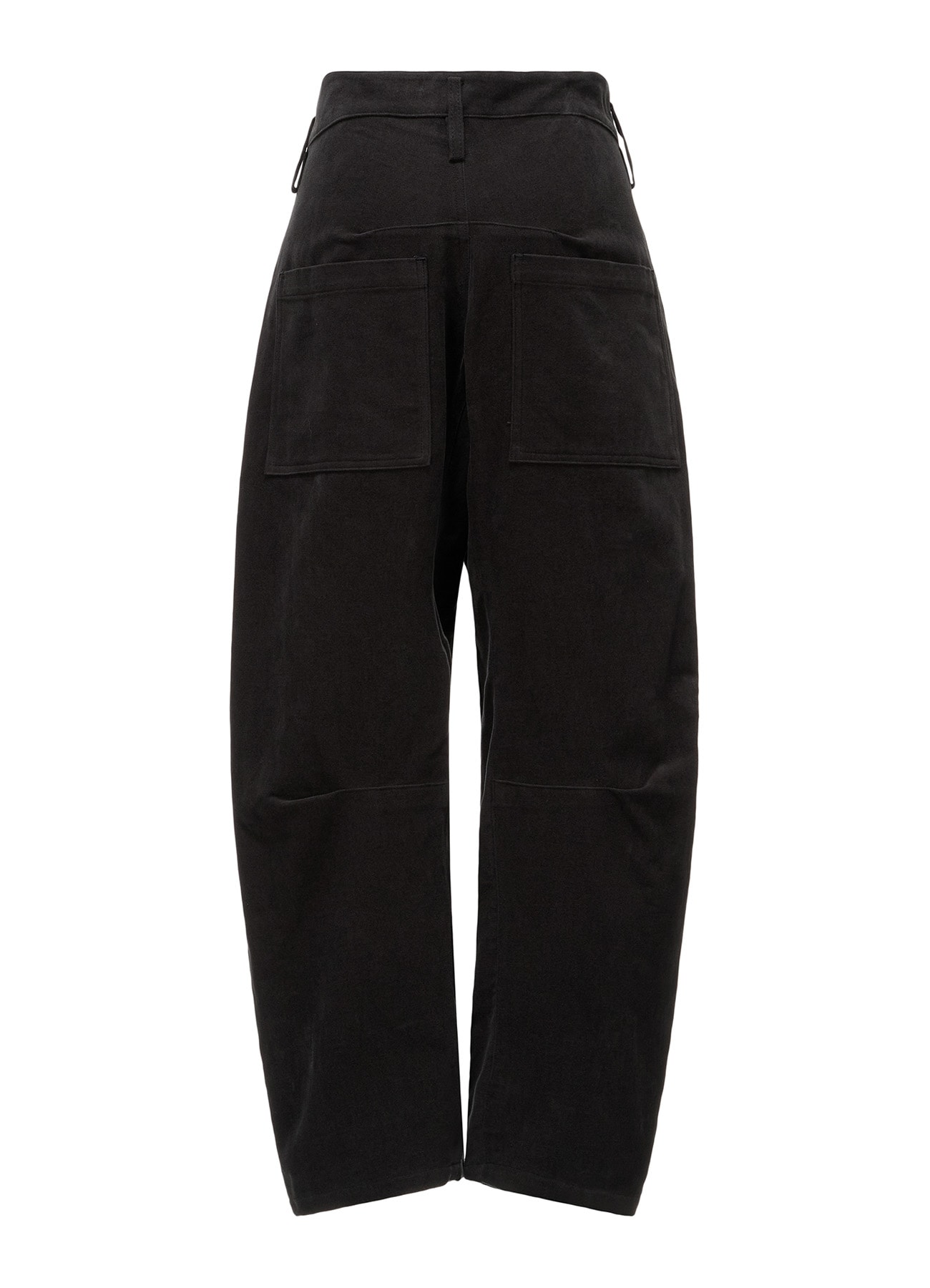 COTTON SUEDE WIDE PANTS