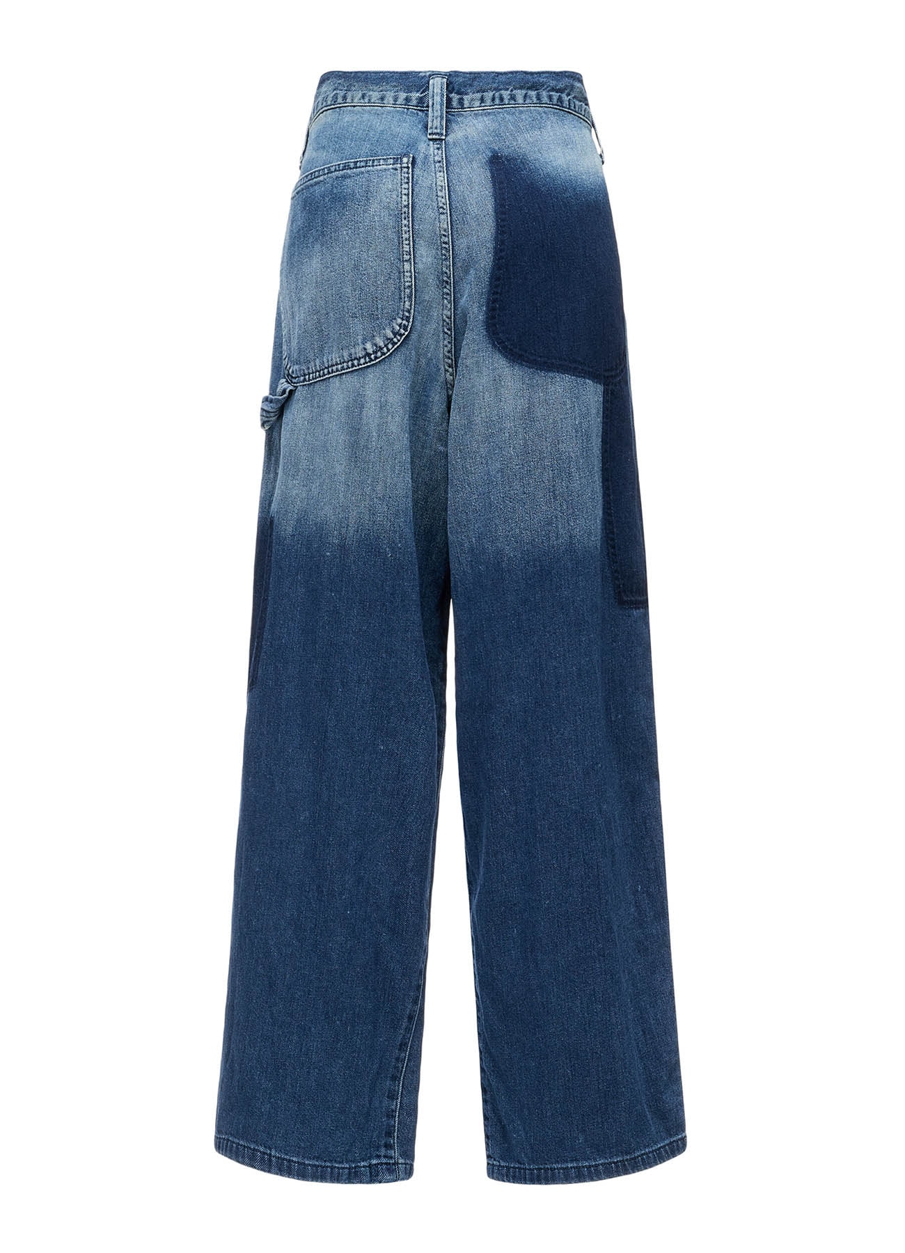 SPOTTED DENIM WORK PANTS