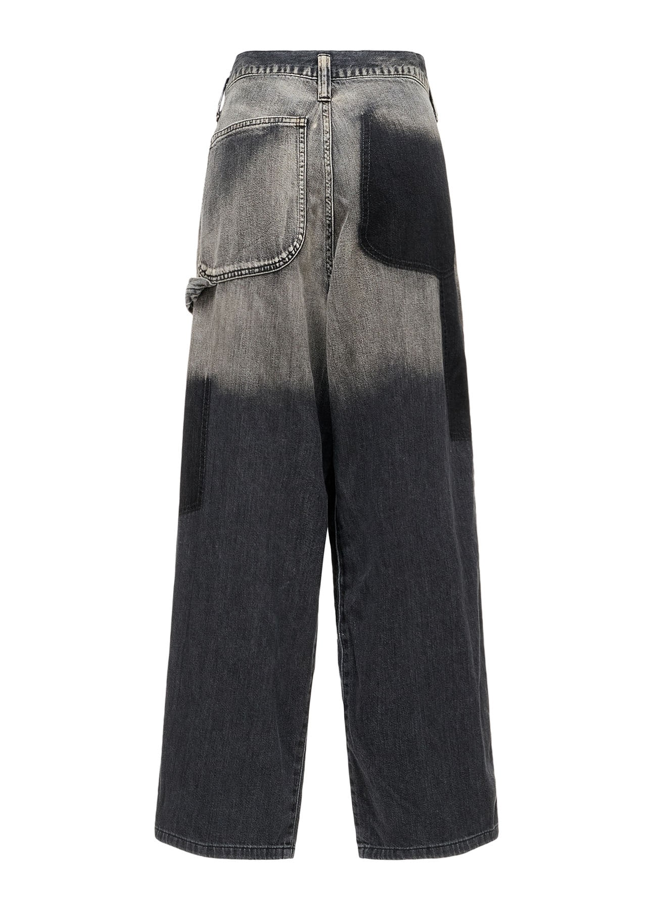 SPOTTED DENIM WORK PANTS