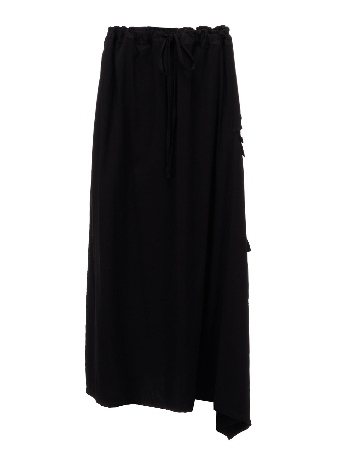 VISCOSE/TRIACETATE BLEND DETACHED PANEL SKIRT